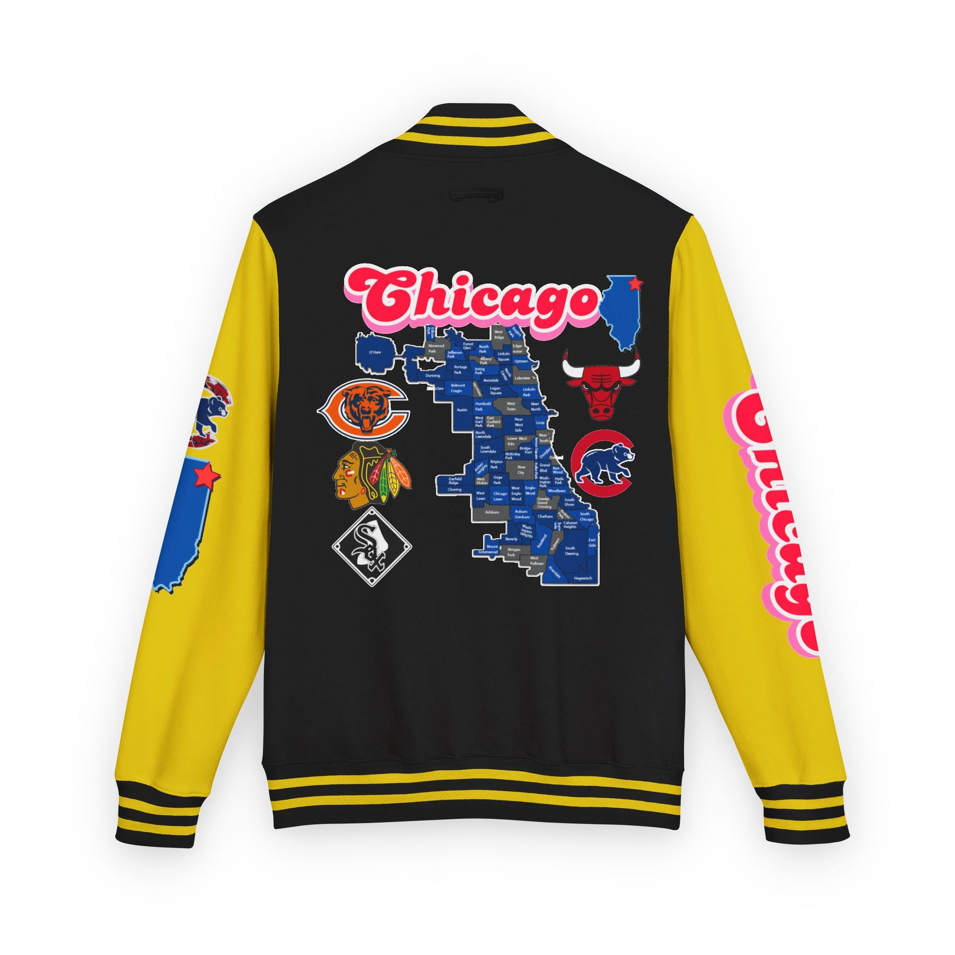 Letterman Jacket Chicago Design