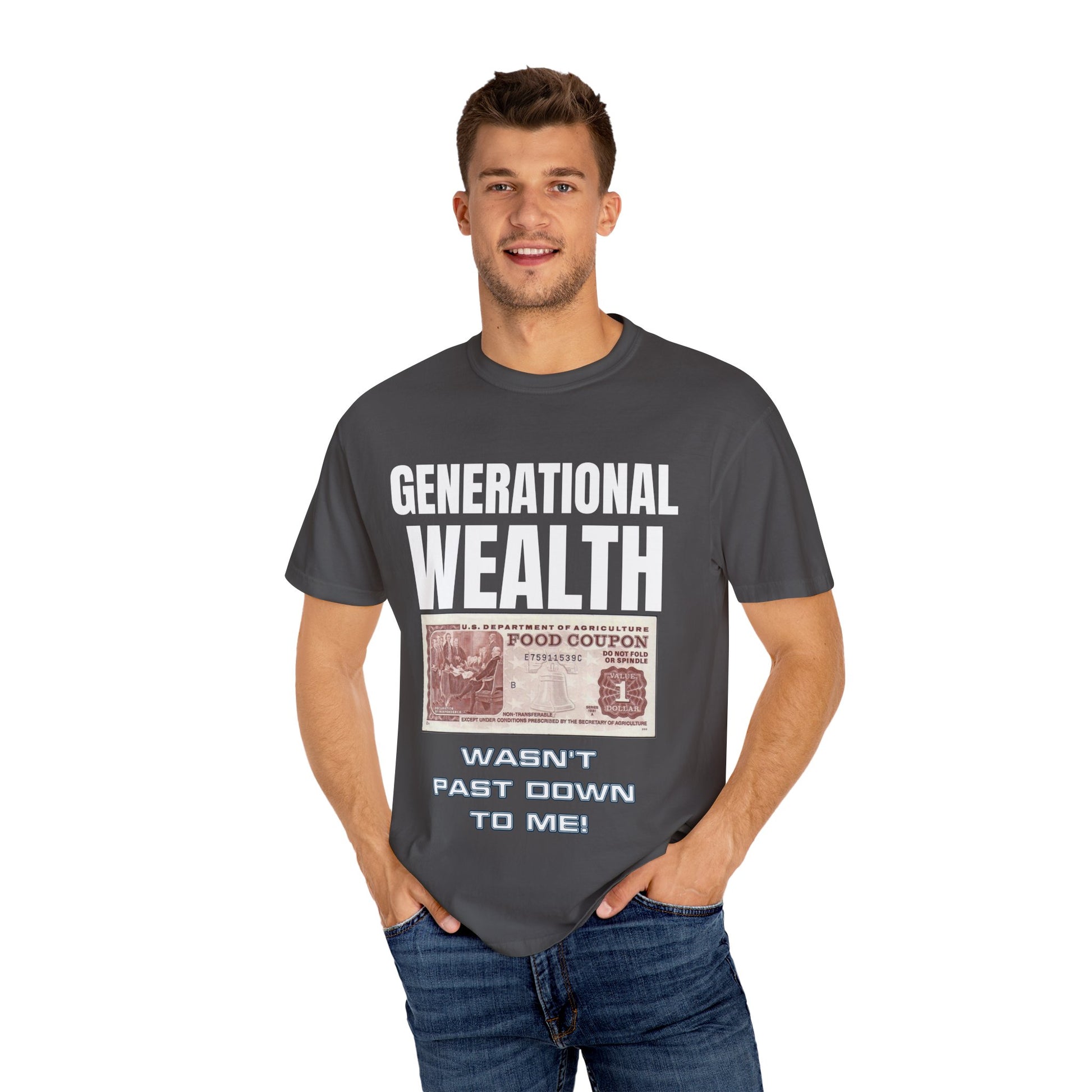Garment-Dyed T-shirt Generational Wealth Tee