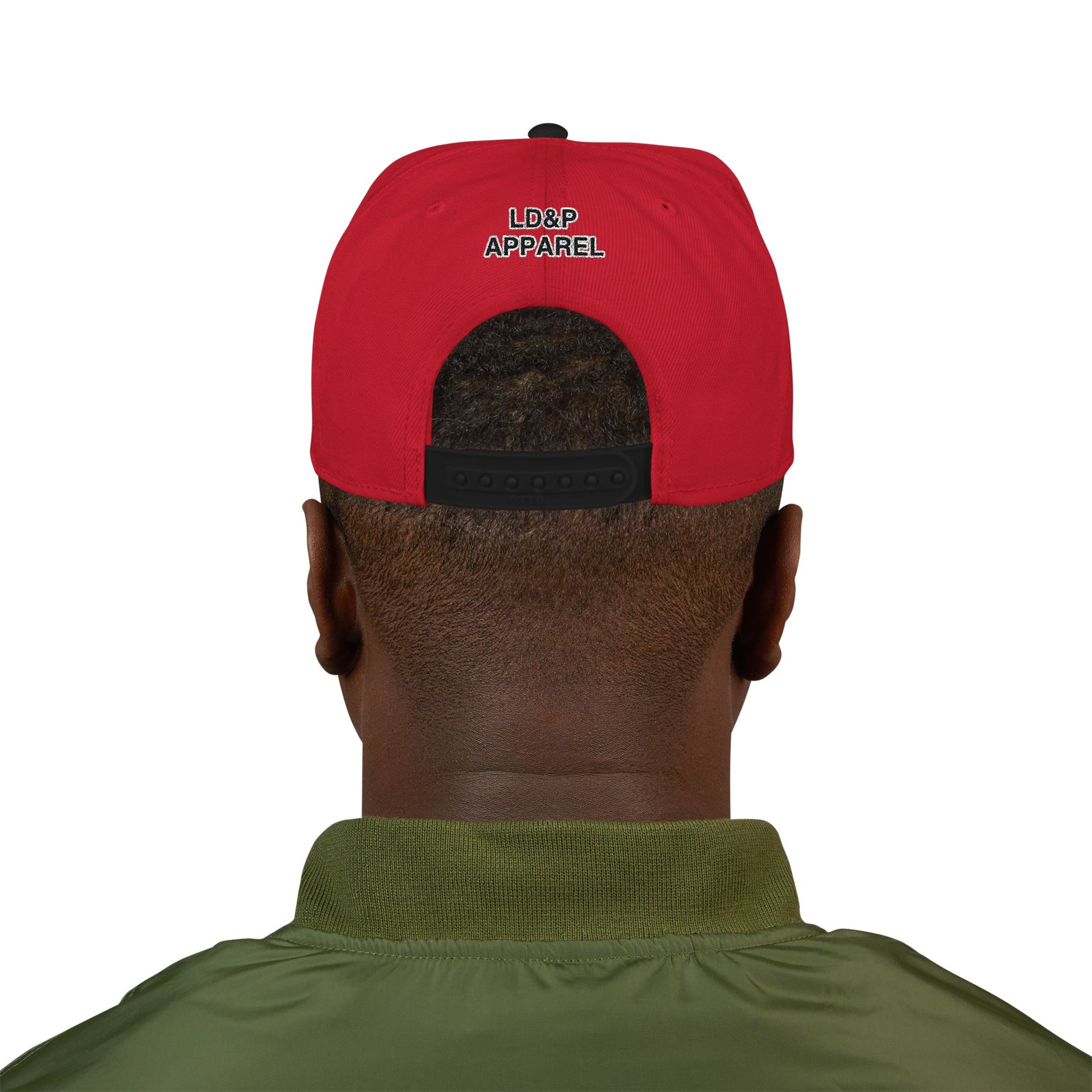 Embroidered Snapback Cap - LD&P Apparel Design 2