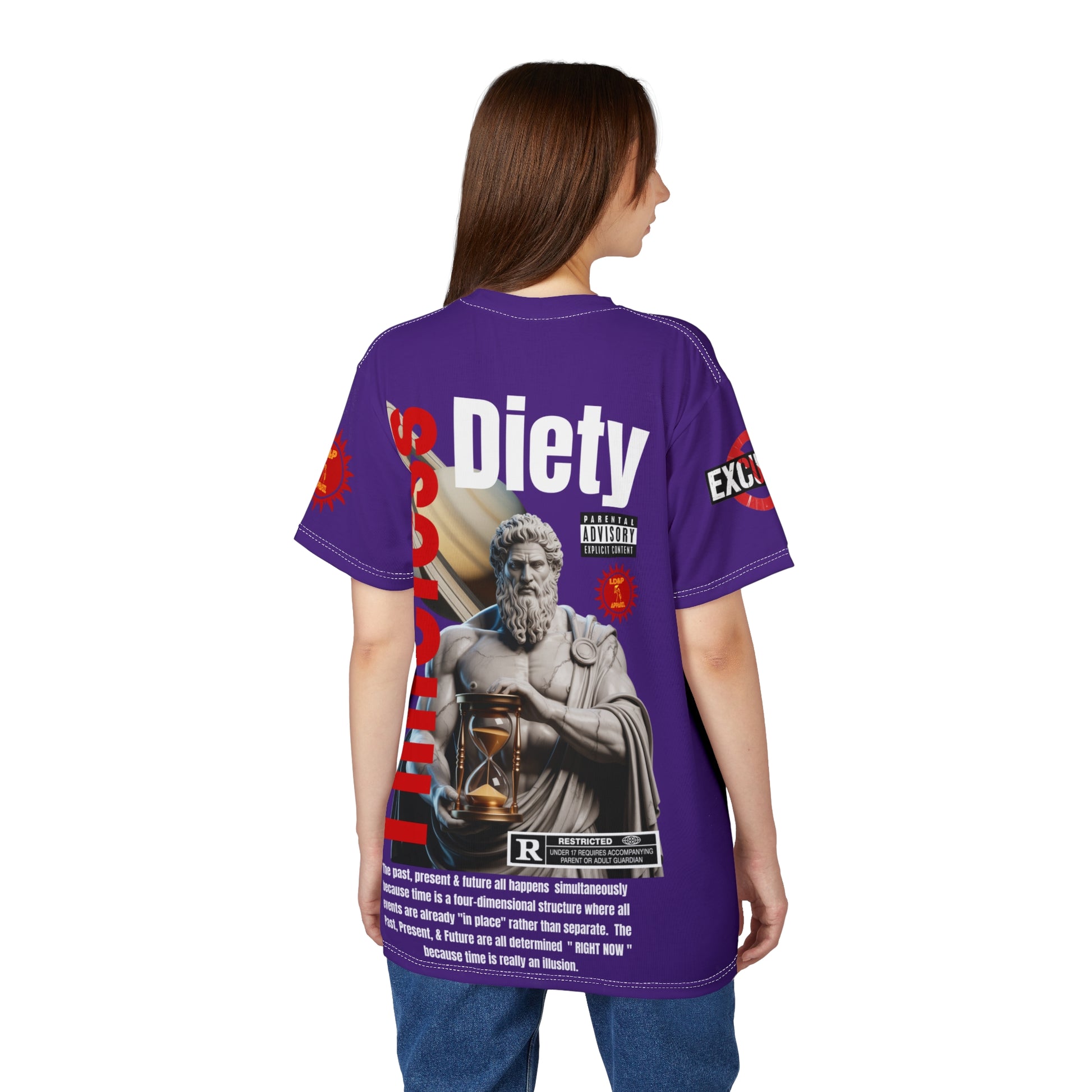 Timeless Diety Graphic Tee LD&P APPAREL Purple