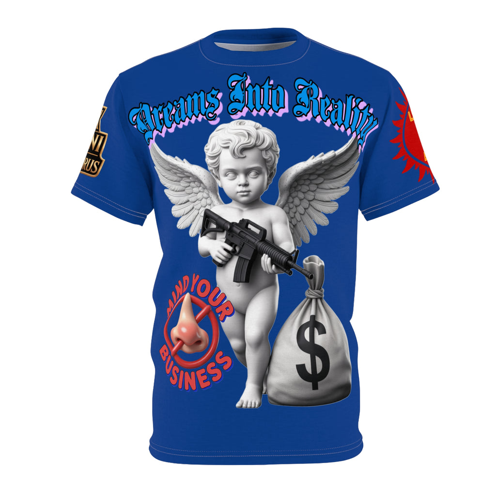 Dreams Into Reality' LD&P Apparel Design blue
