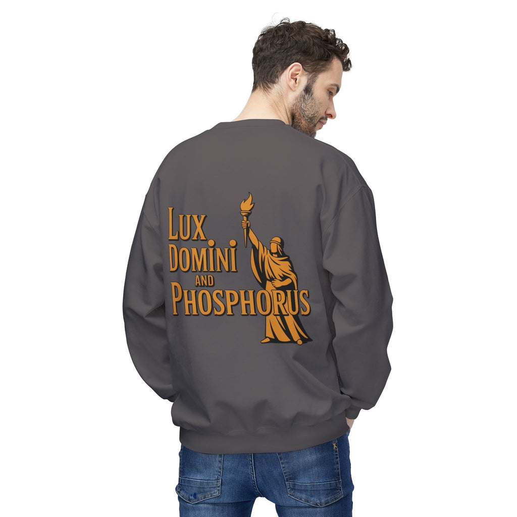 "Lux Domini and Phosphorus" crew-neck sweatshirt