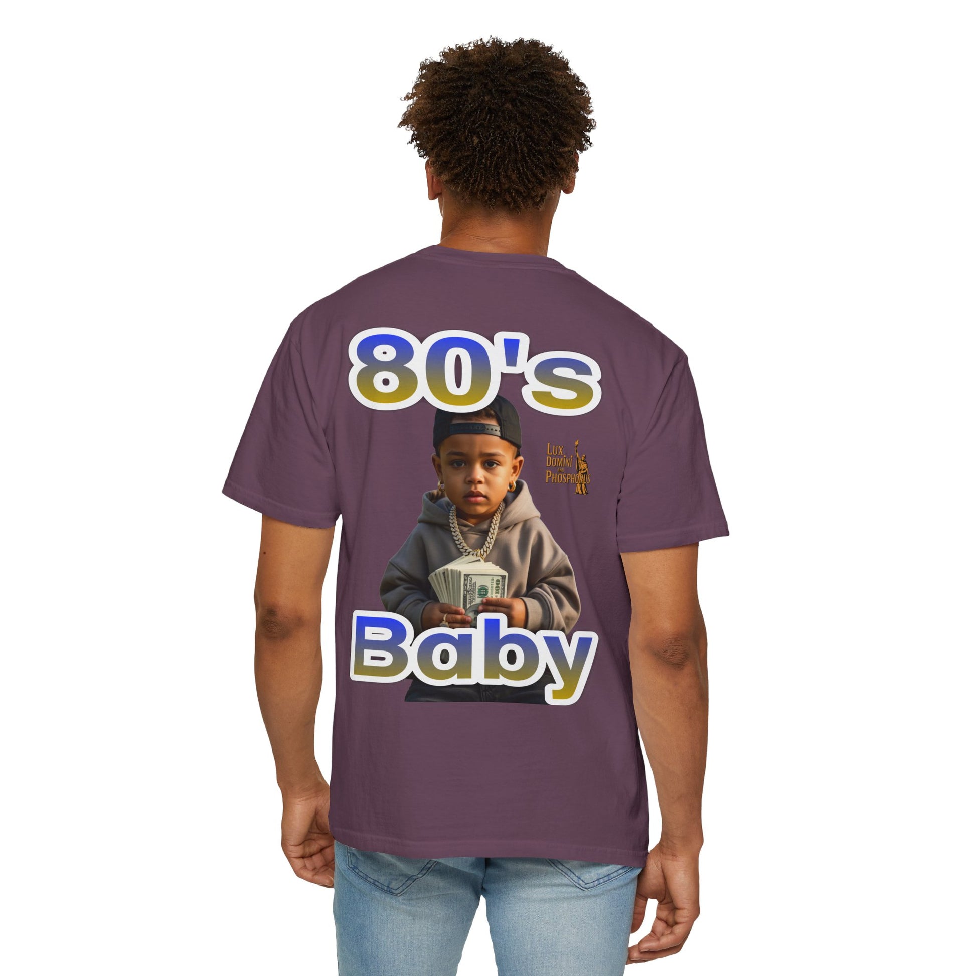 80s Baby Unisex Garment-Dyed T-shirt - LD&P APPAREL