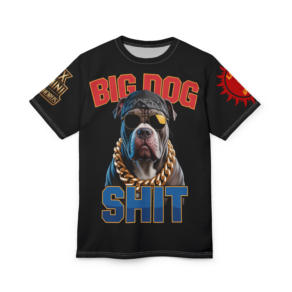 T-Shirt - Big Dog Print Unisex Cut & Sew Tee