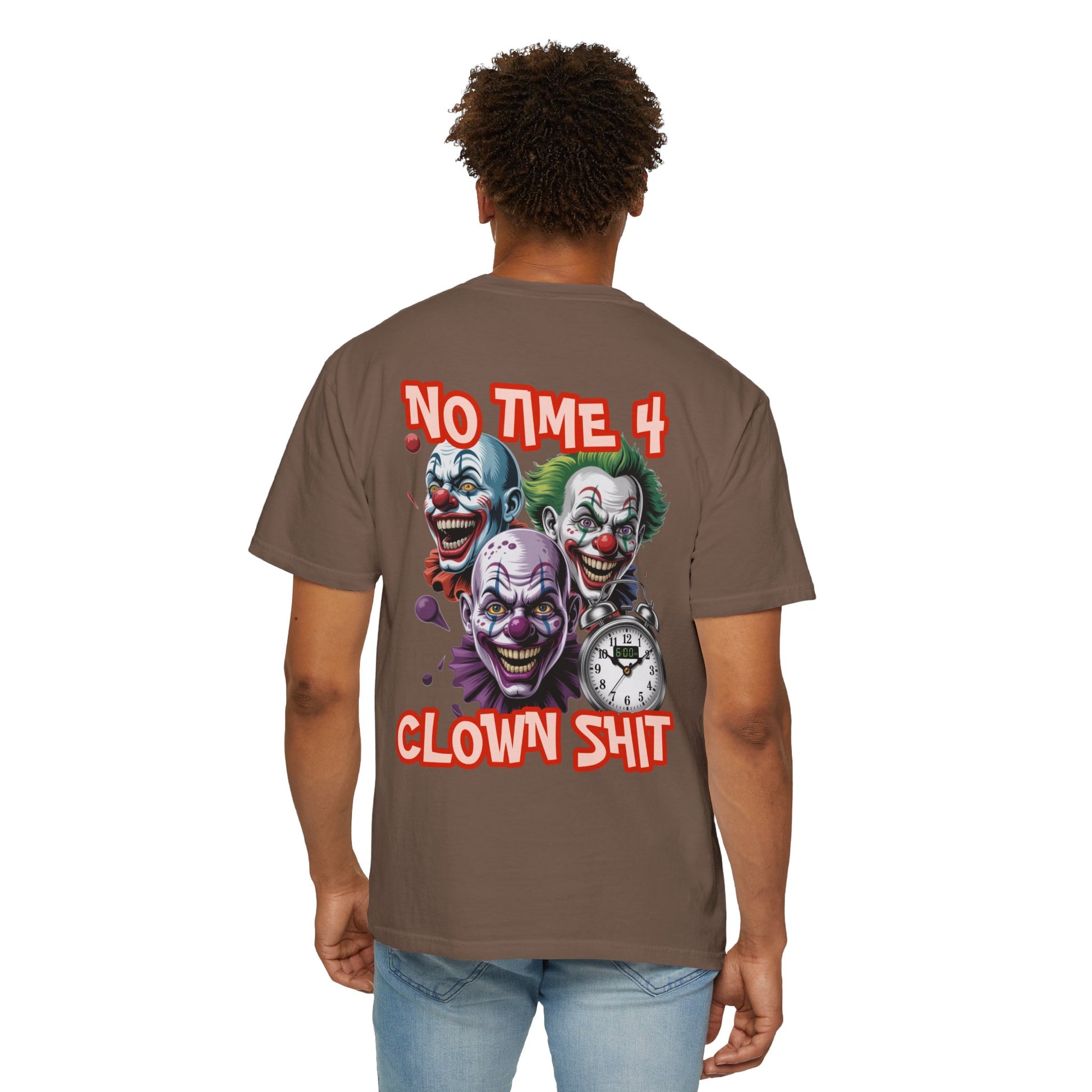 Garment-Dyed T-shirt - Born Hustler Design