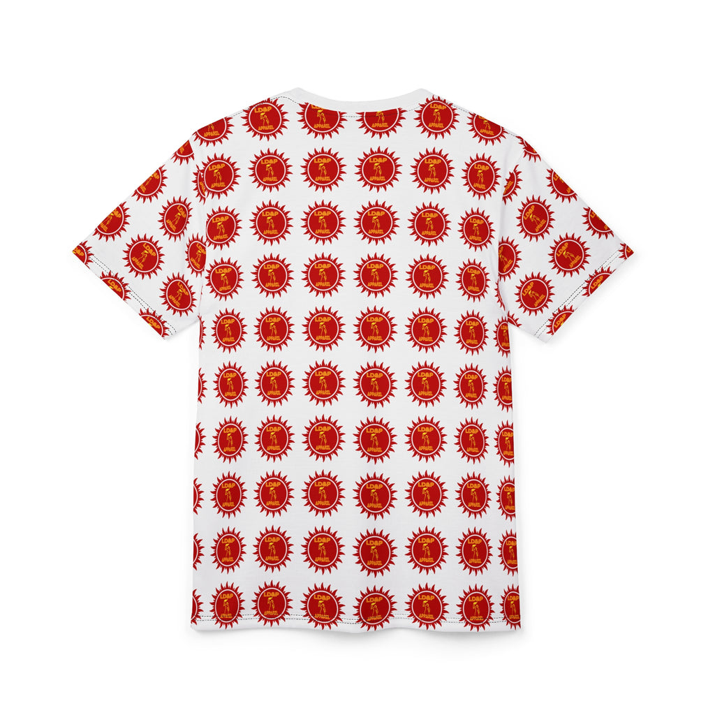 White Monogrammed Unisex Tee - LD&P Apparel Design