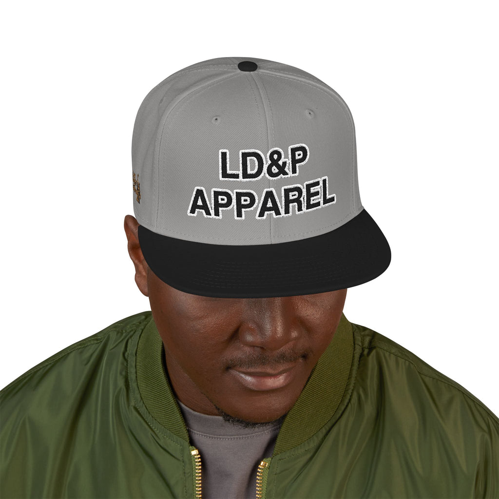 Embroidered Snapback Cap - LD&P Apparel Design