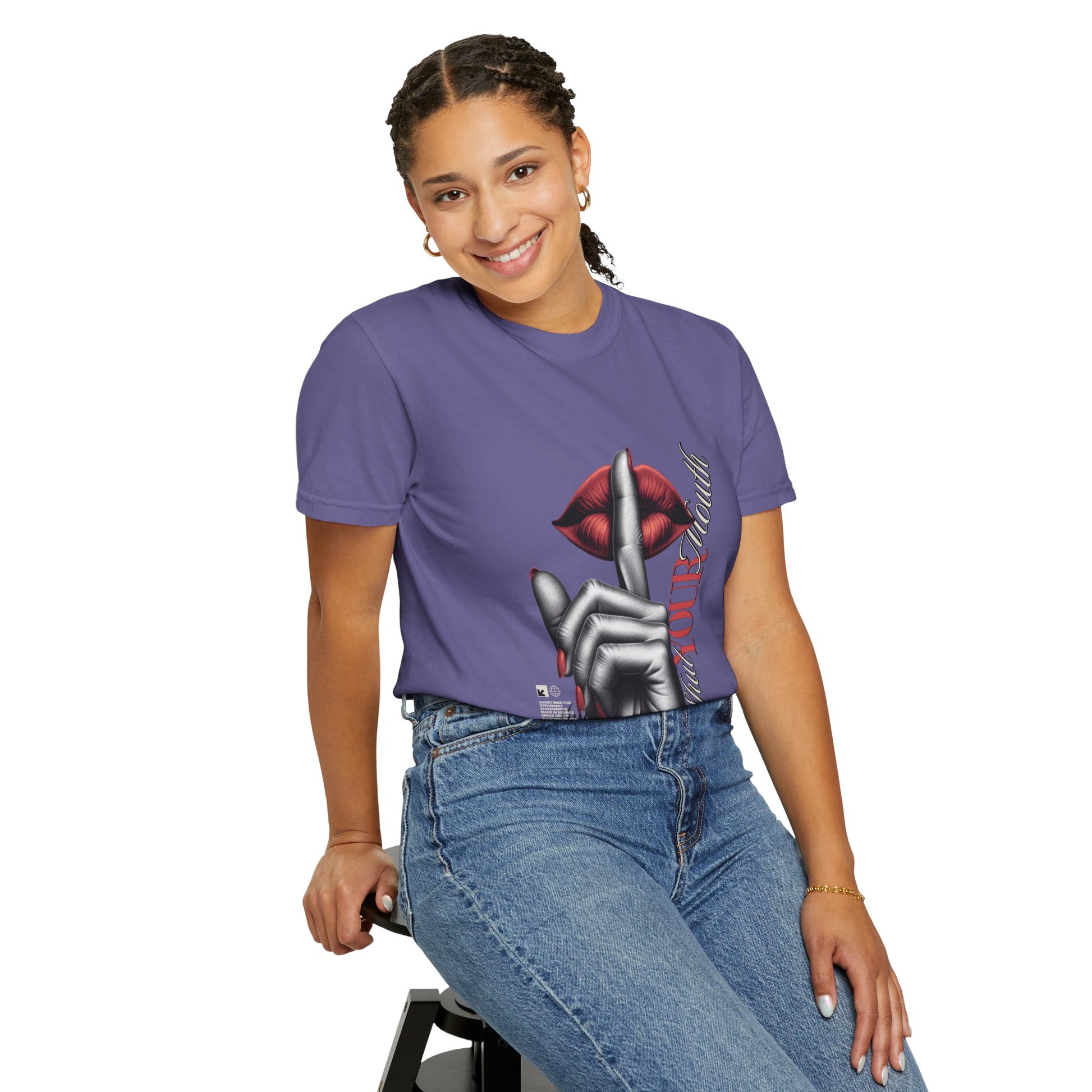 Dyed T-shirt - Big Moma Print