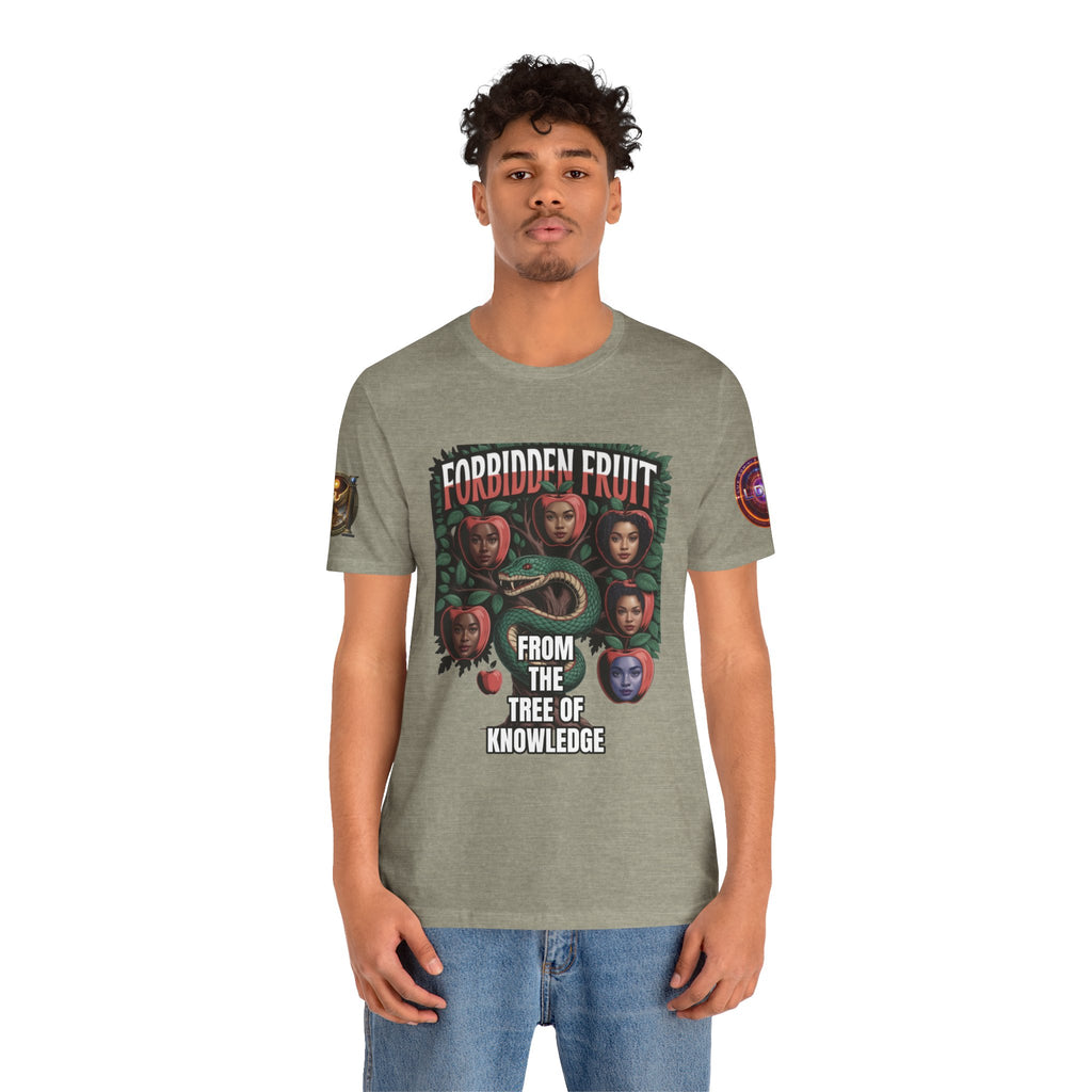 Short Sleeve Tee - Tree of Knowledge Forbidden Fruit Design