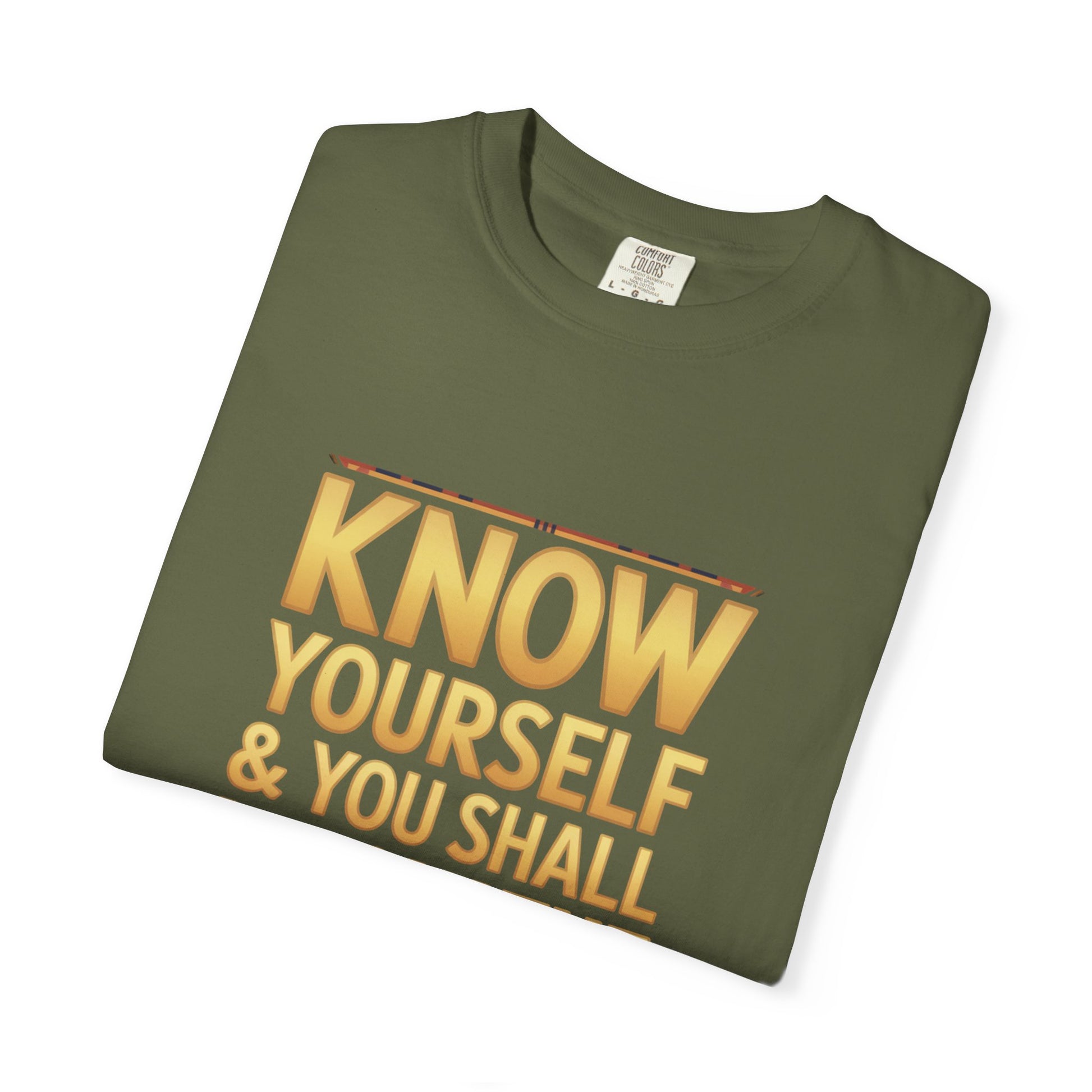 Garment-Dyed T-shirt - Know Yourself Design