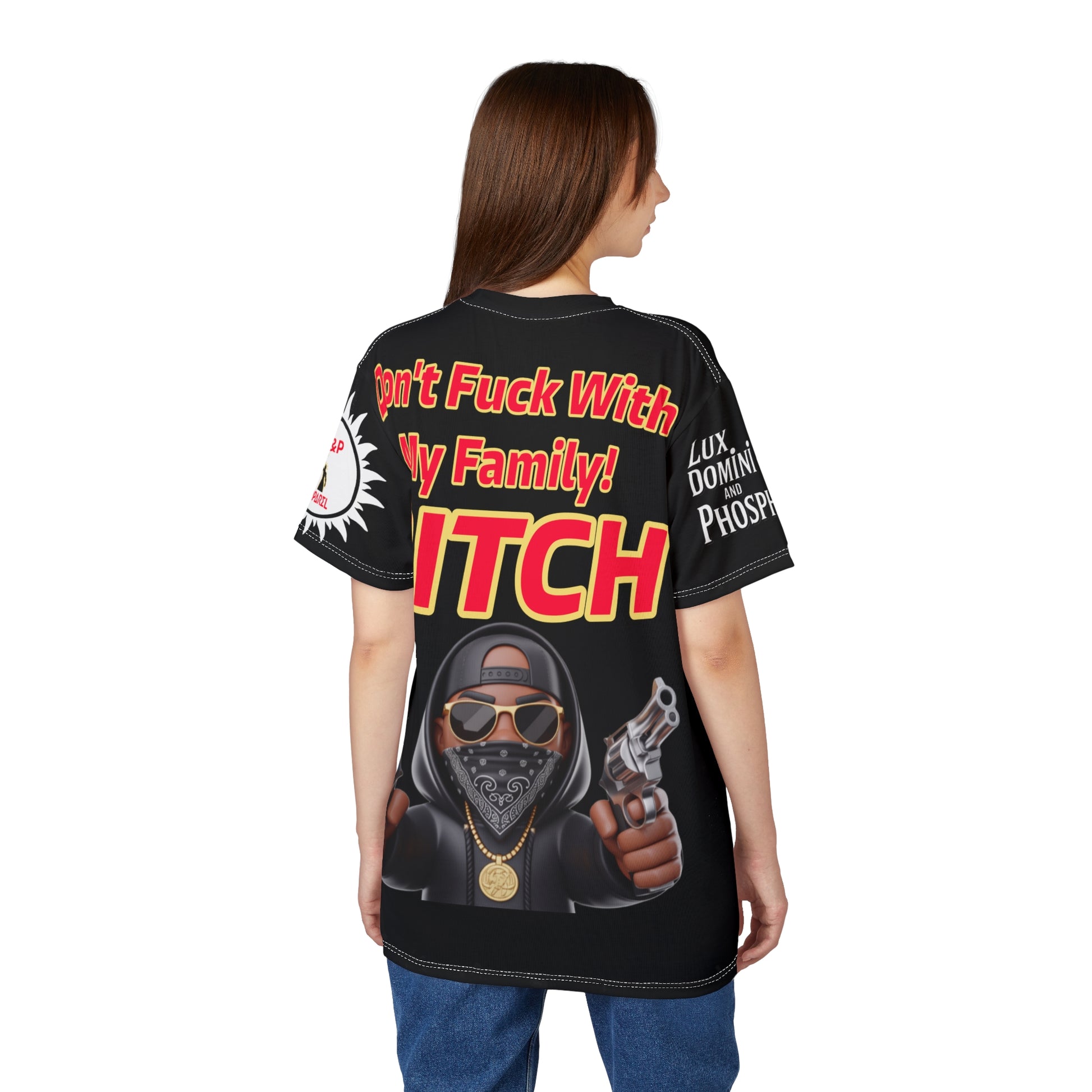 Don't Fuck With My Family Unisex Tee - Lux Domini and Phosphorus LD&P Apparel Design