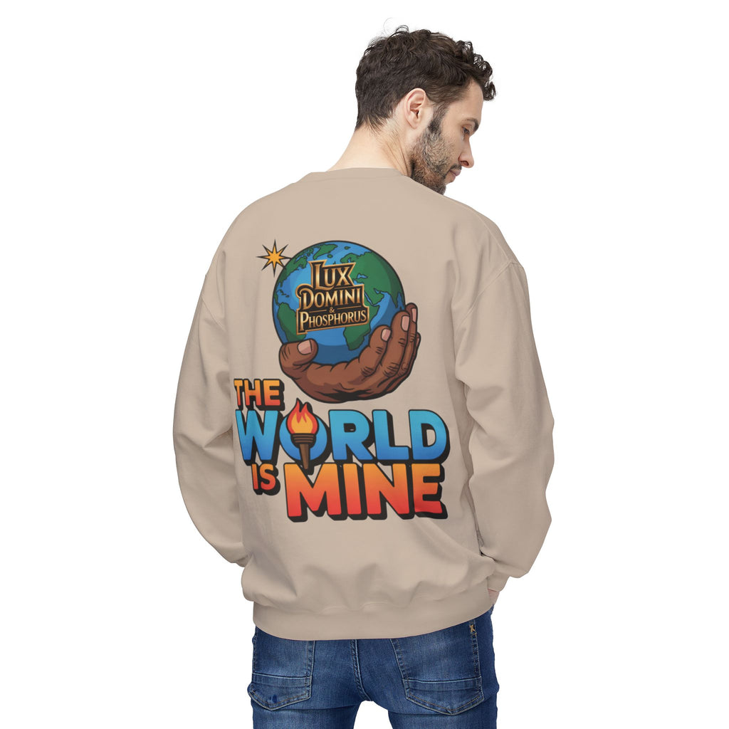 "The World Is Mine"  Design 2 Crewneck Sweatshirt