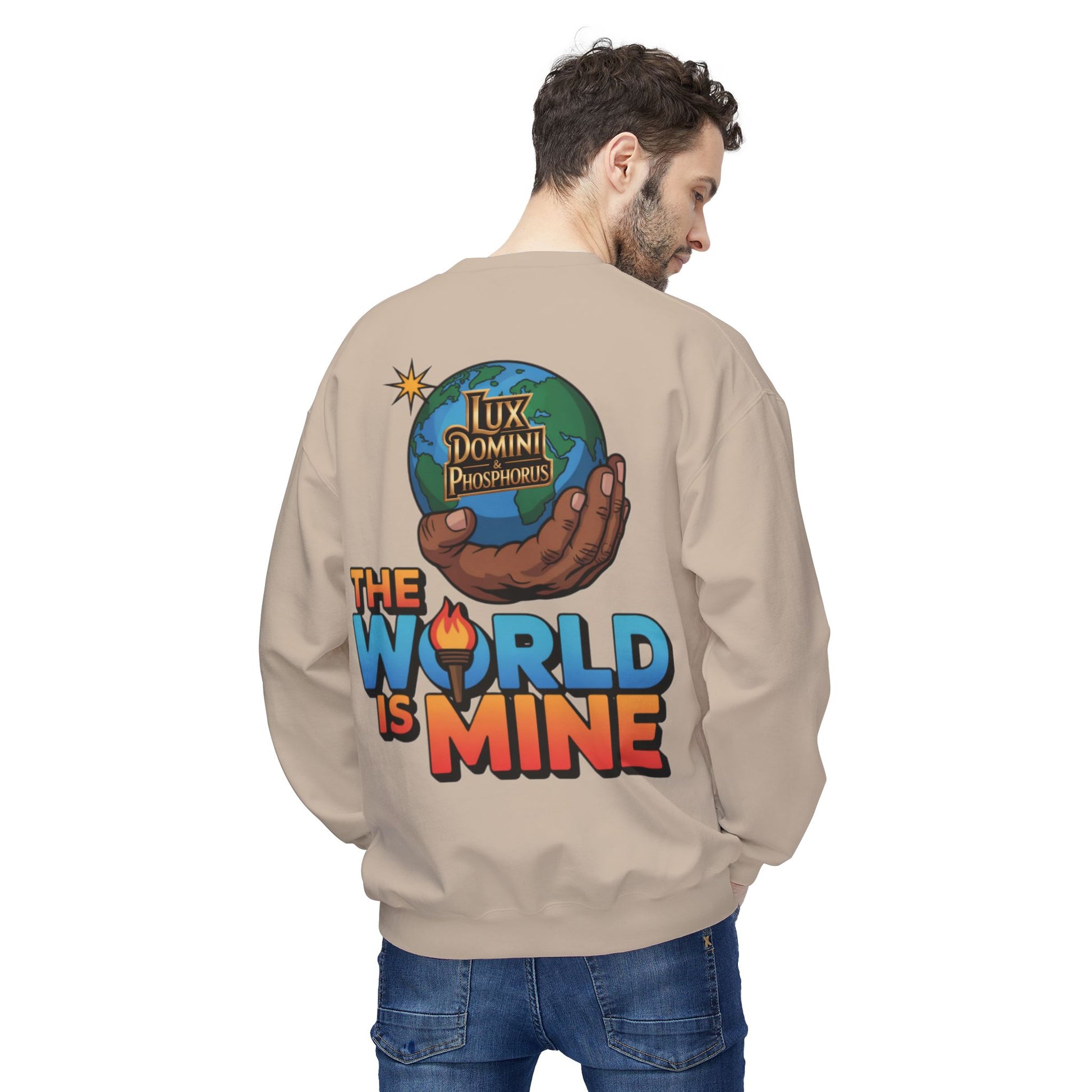 "The World Is Mine"  Design 2 Crewneck Sweatshirt