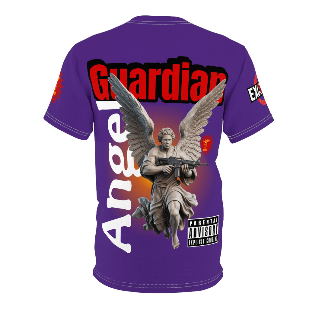Guardian Angel Graphic Tee LD&P APPAREL Purple
