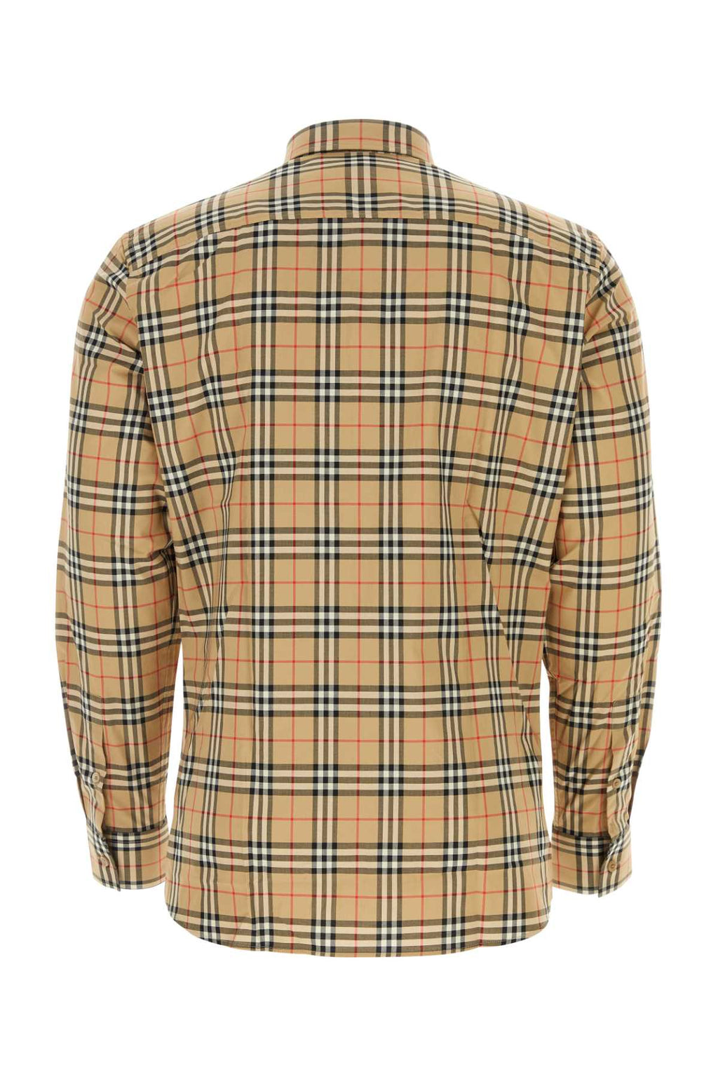Burberry Men Embroidered Poplin Shirt