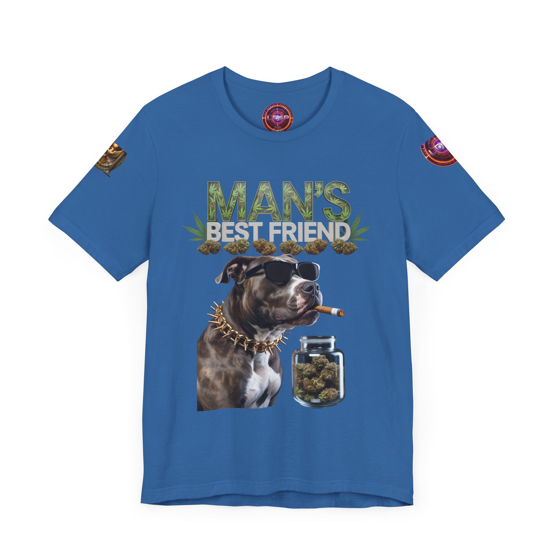 Unisex Tee Man's Best Friend Weed Design Shirt