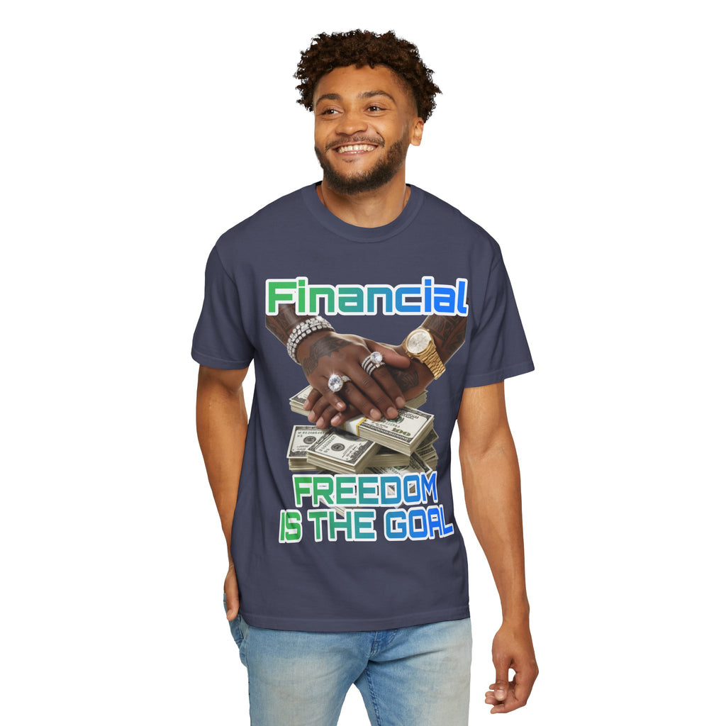 Financial Freedom Unisex T-shirt - 'Financial Freedom is The Goal' Design