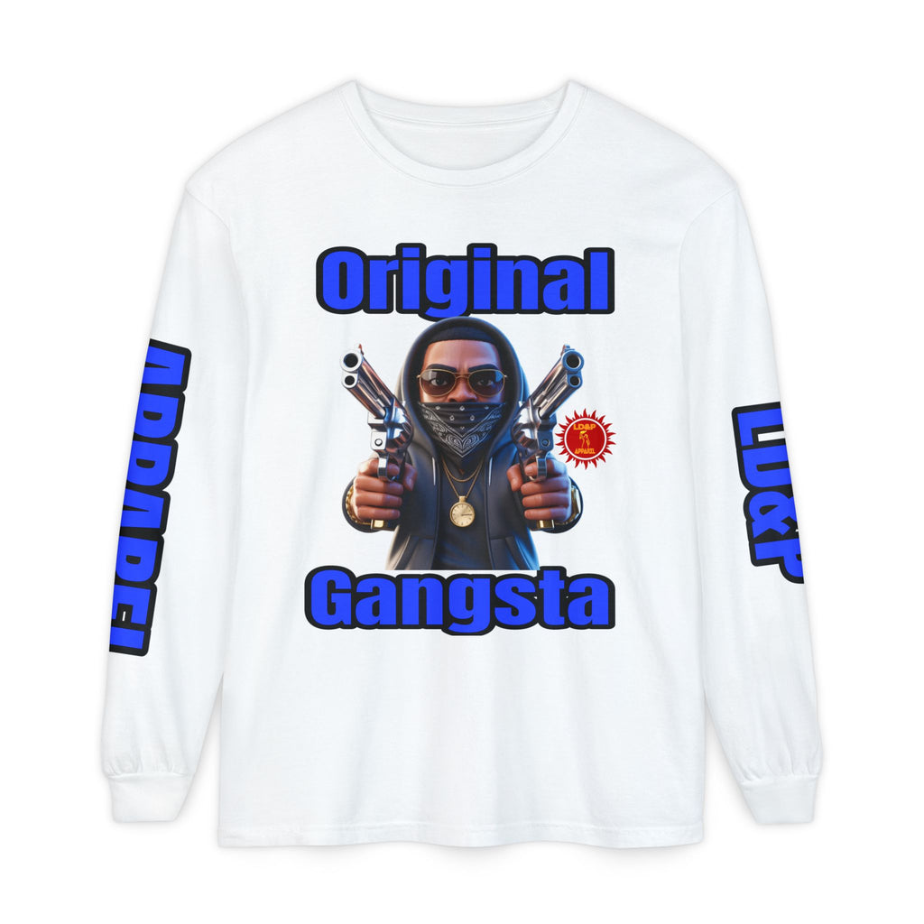 Long Sleeve T-Shirt Original Gangsta LD&amp;P Apparel Design