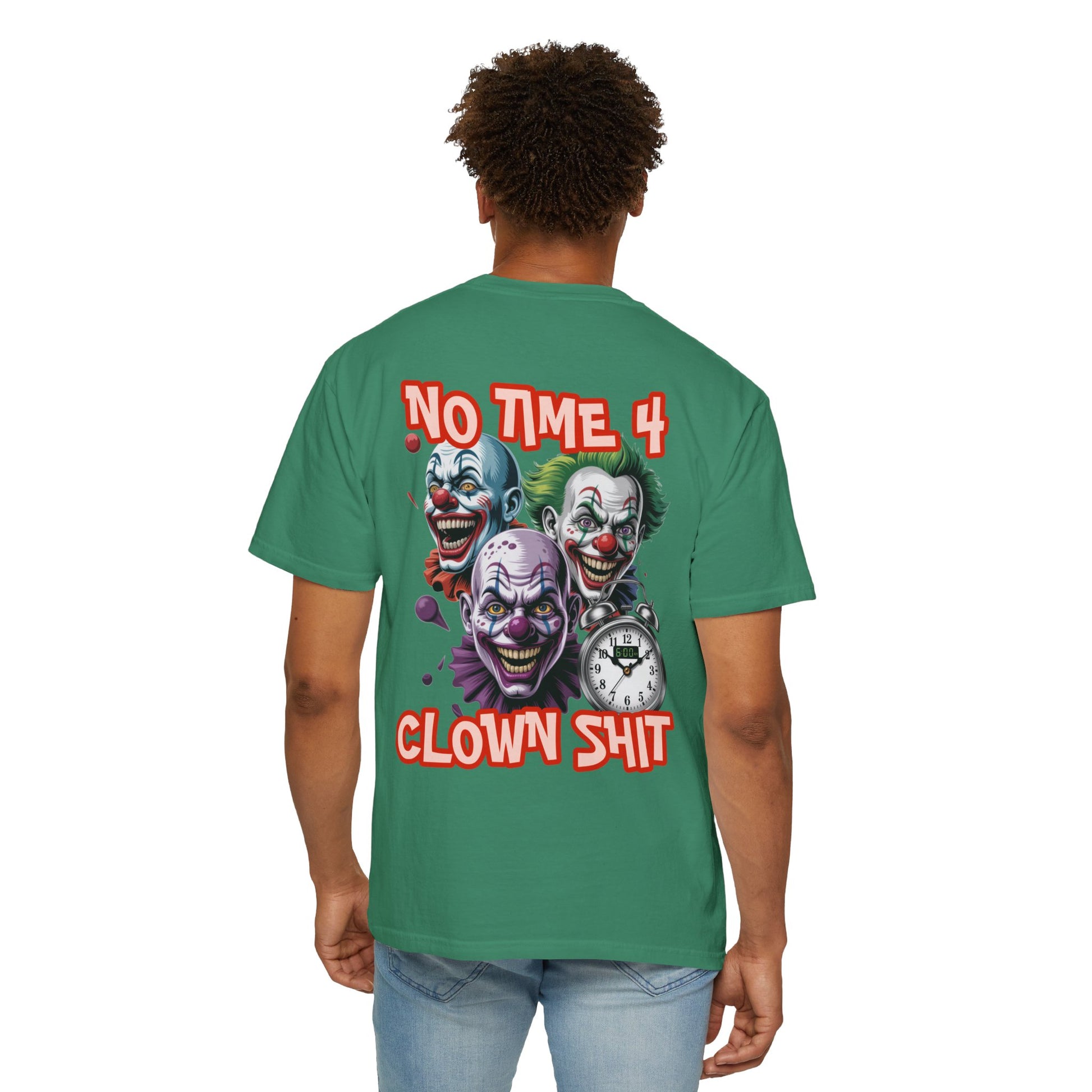 Garment-Dyed T-shirt - Born Hustler Design