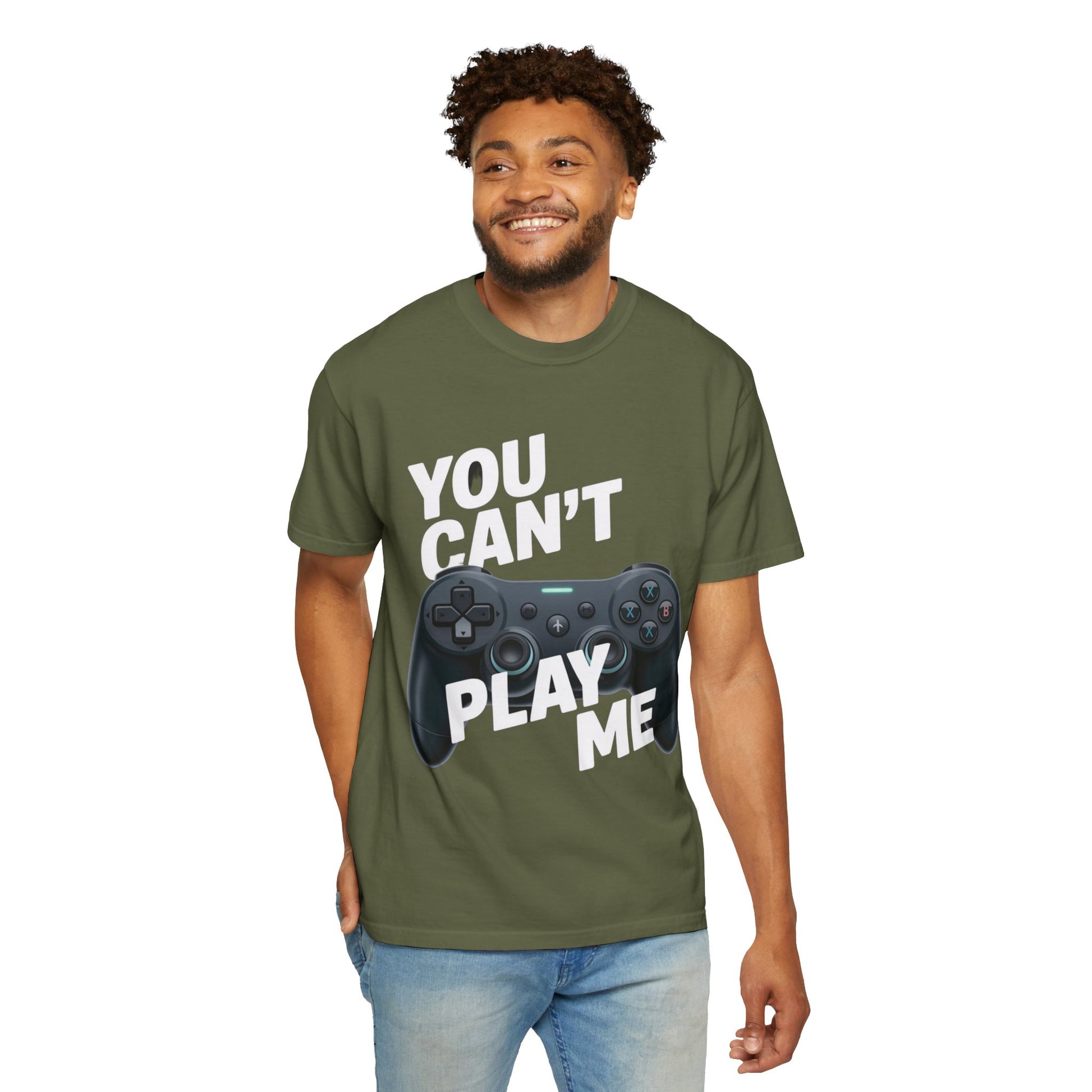 T-Shirt - 'You can't play me' Unisex Garment-Dyed Tee