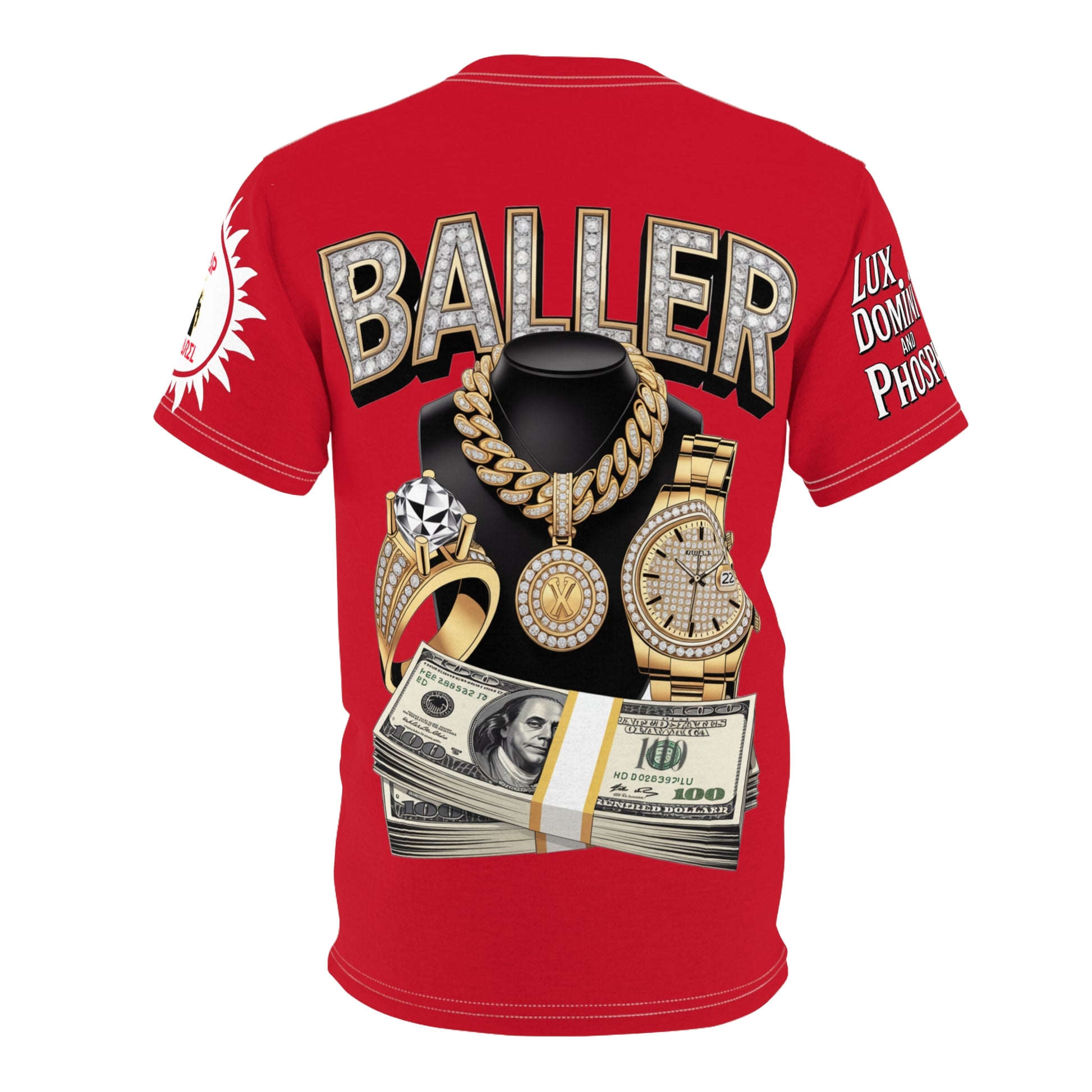 Baller  Unisex Tee - LD&P Apparel Design Red
