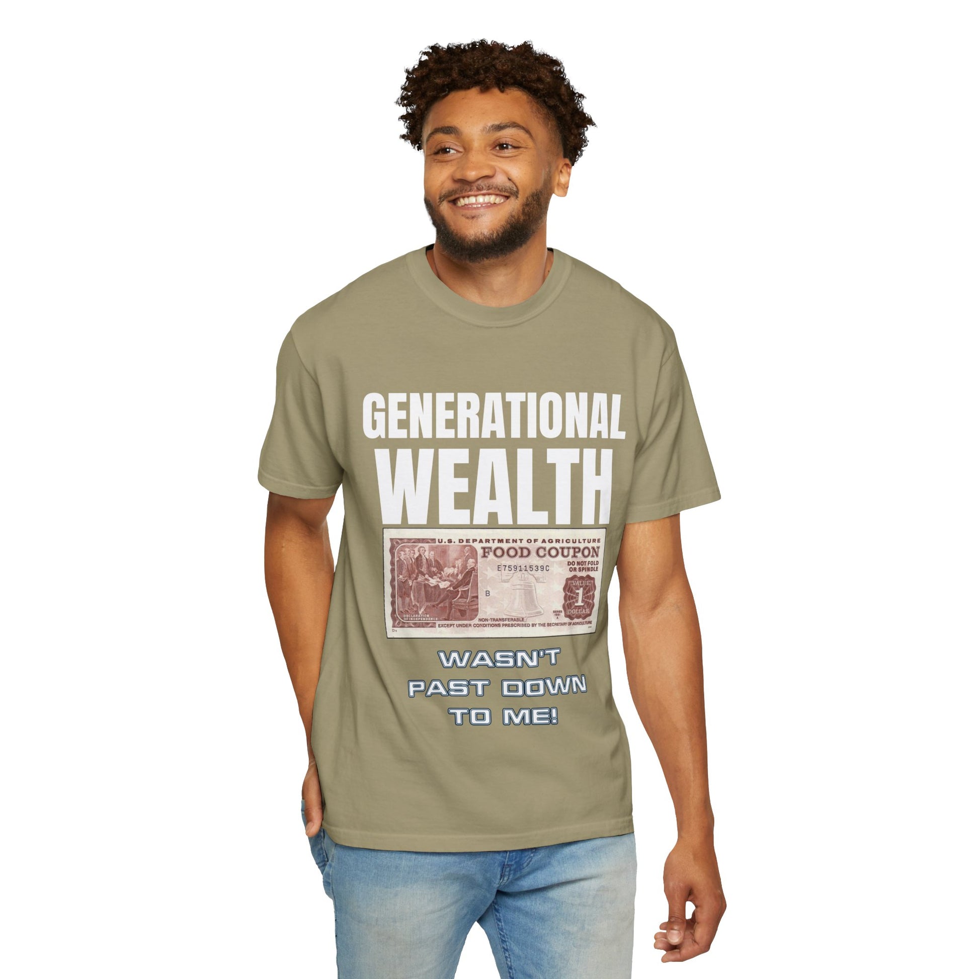 Garment-Dyed T-shirt Generational Wealth Tee