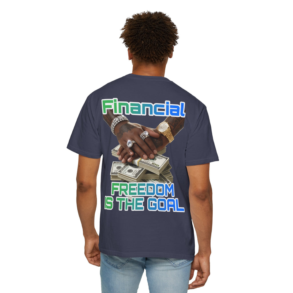 Financial Freedom Unisex T-shirt - 'Financial Freedom is The Goal' Design