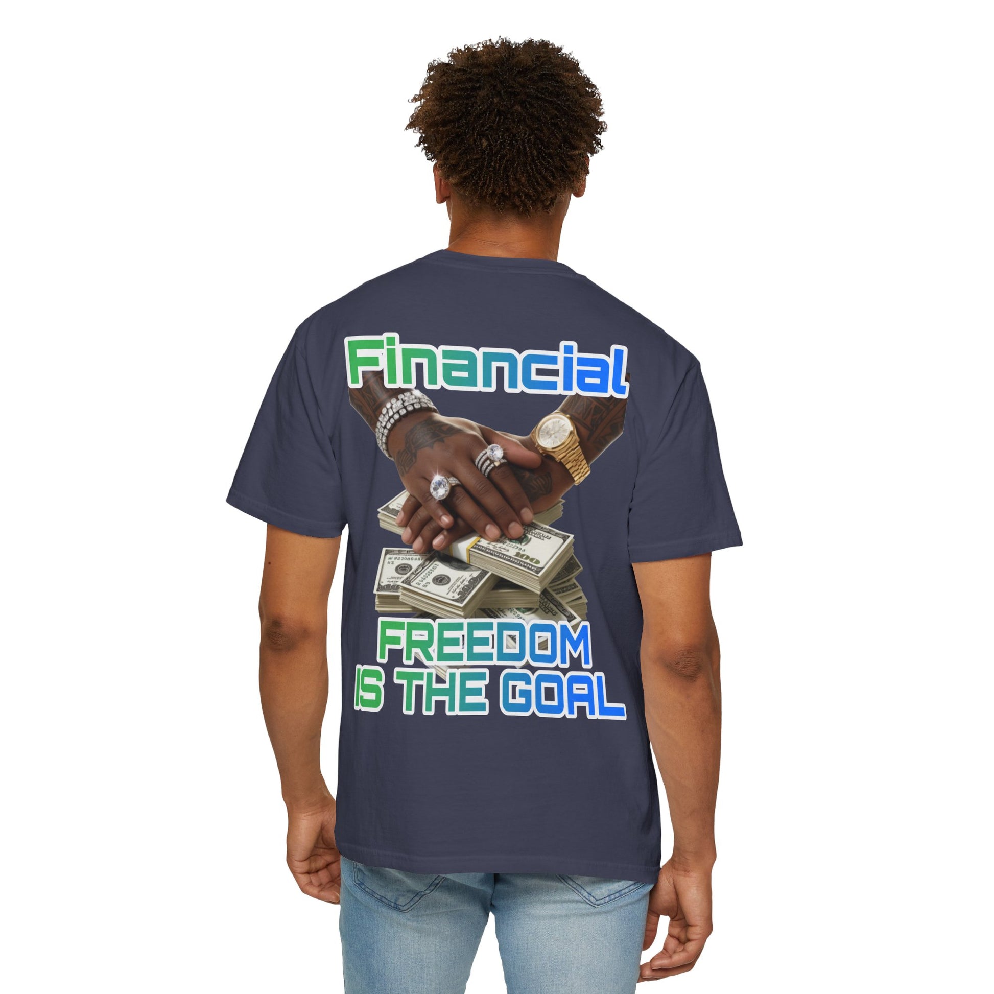 Financial Freedom Unisex T-shirt - 'Financial Freedom is The Goal' Design