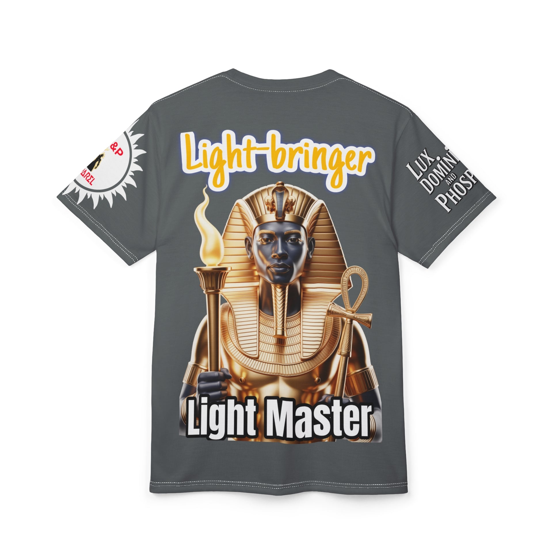 Light Master Tee - Lux Domini and Phosphorus LD&P Apparel Design Grey