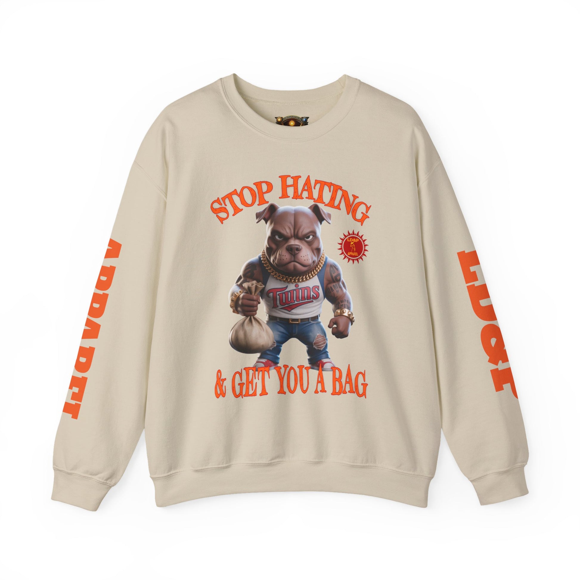 Unisex Sweatshirt Stop Hating LD&P Apparel Design