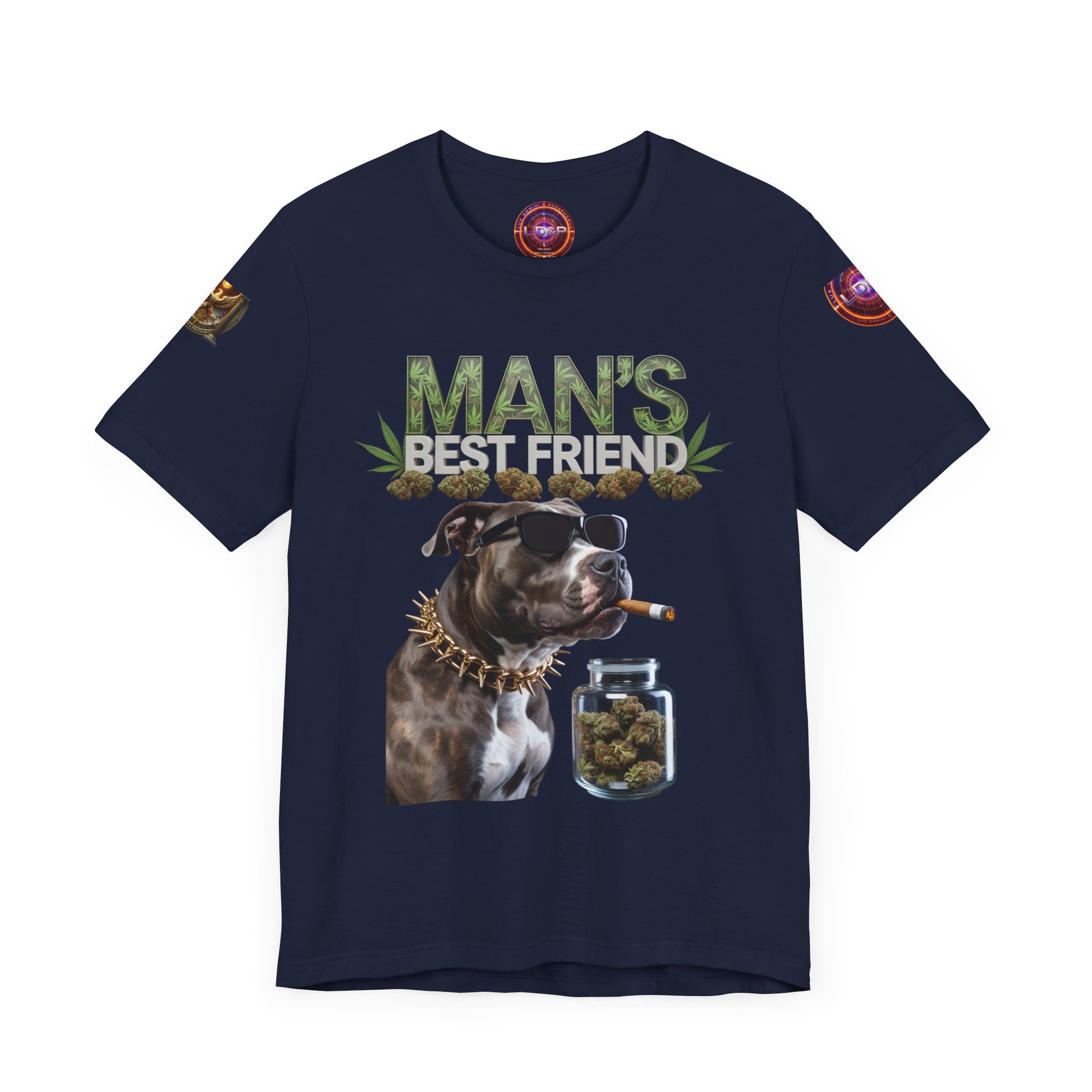 Unisex Tee Man's Best Friend Weed Design Shirt