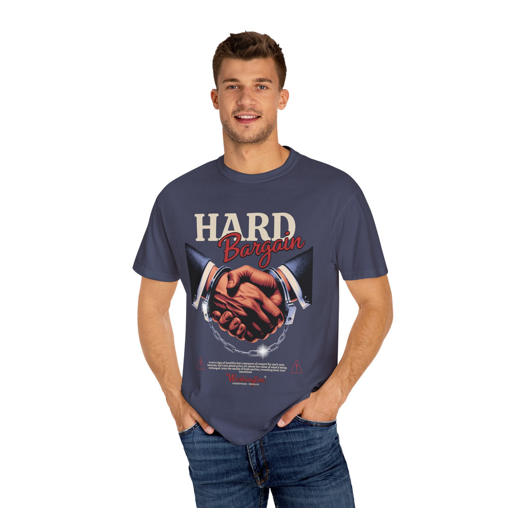Garment-Dyed T-shirt Hard Bargain Graphic Tee