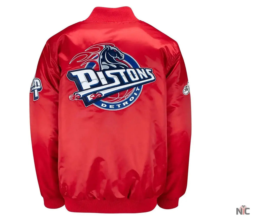 20th Anniversary Detroit Pistons Red Jacket