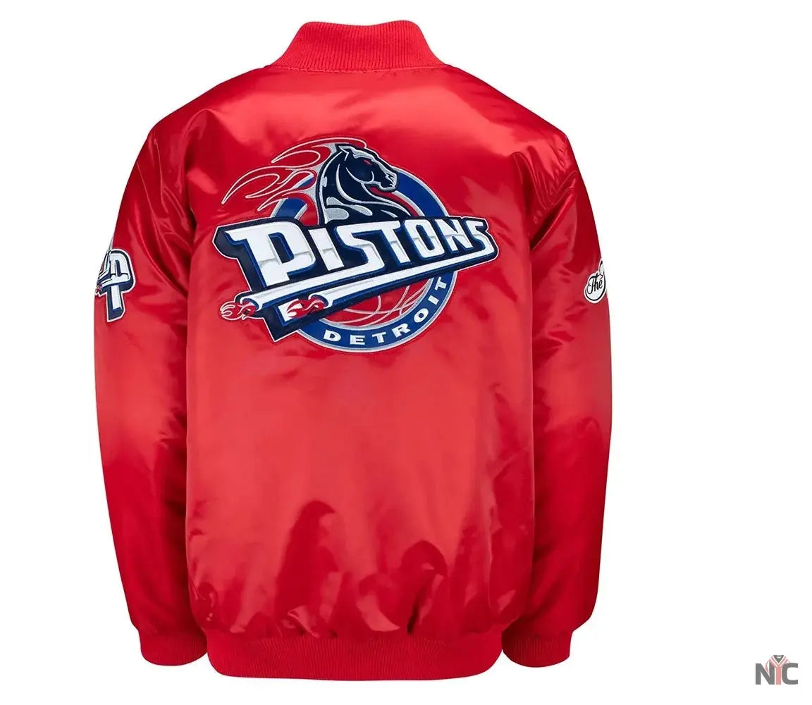 20th Anniversary Detroit Pistons Red Jacket