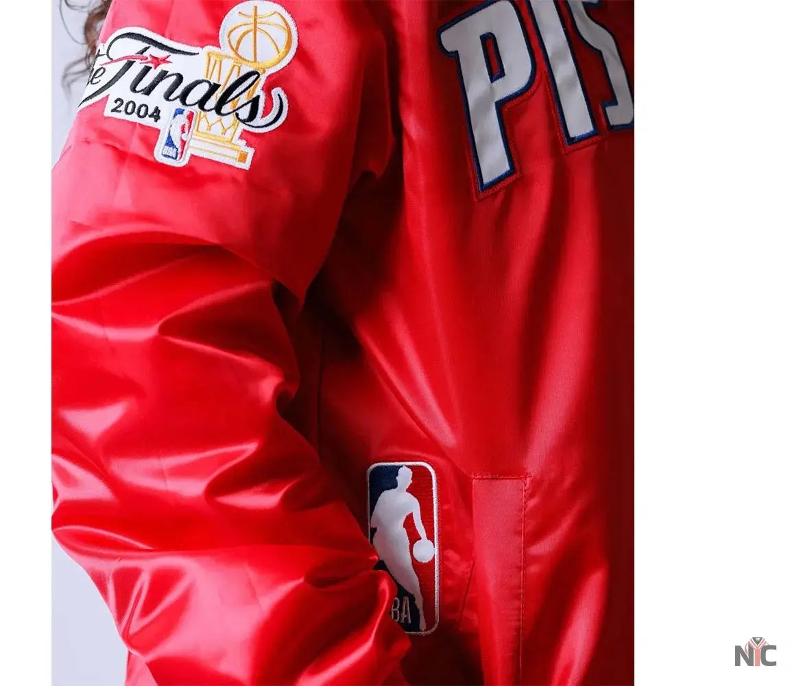 20th Anniversary Detroit Pistons Red Jacket