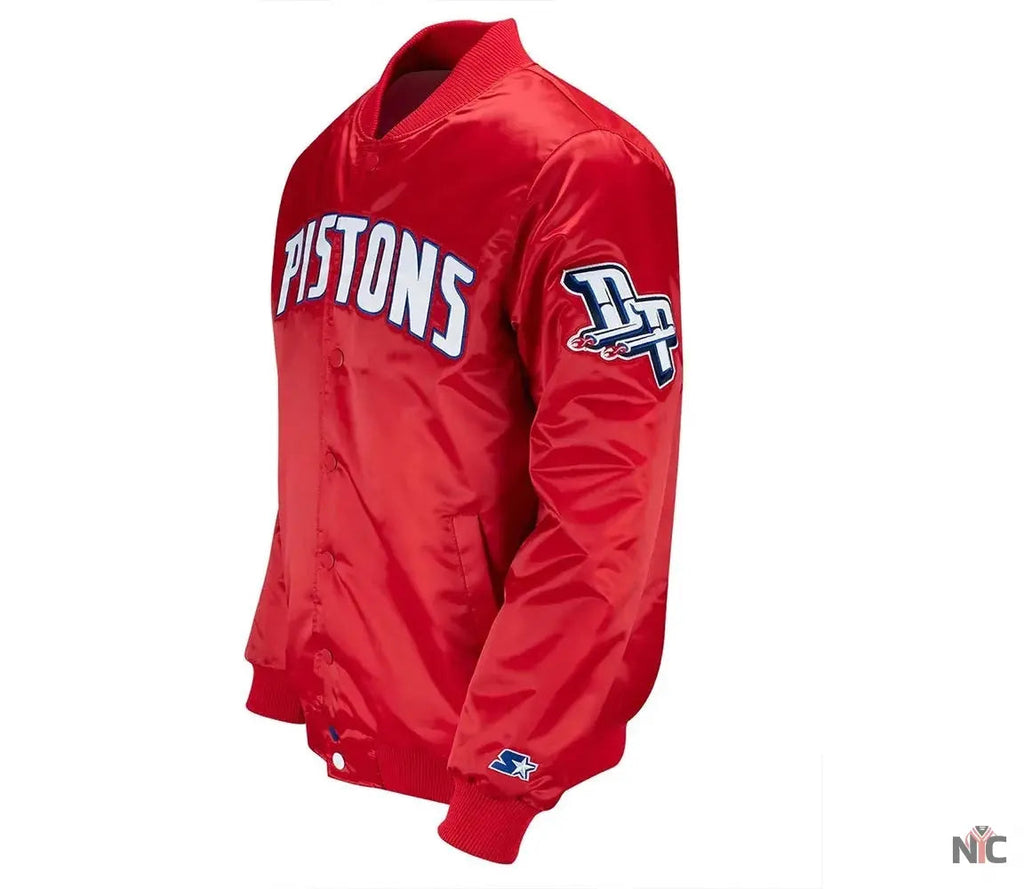 20th Anniversary Detroit Pistons Red Jacket