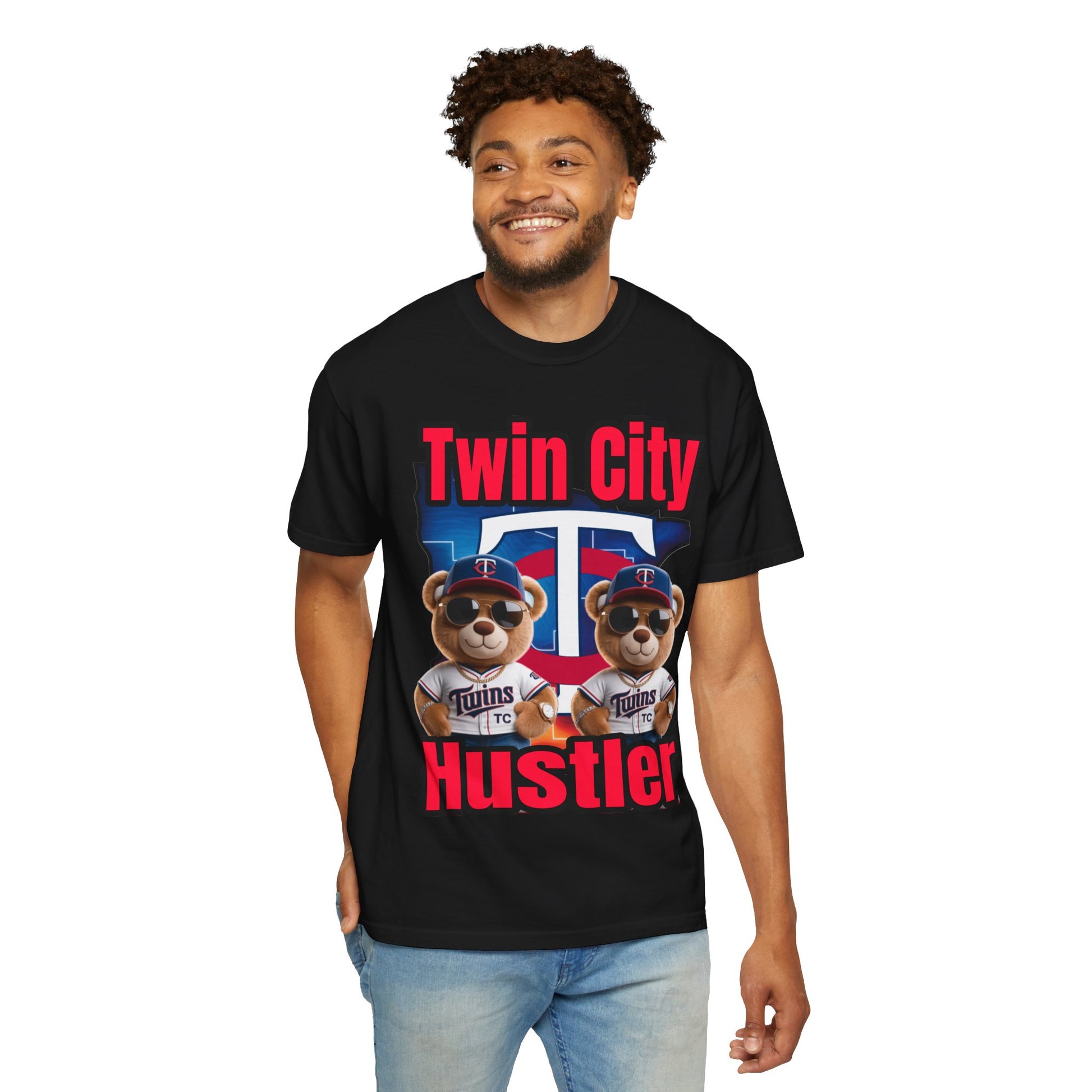 Hustler Garment-Dyed T-shirt - Twin City LD&P Apparel Design