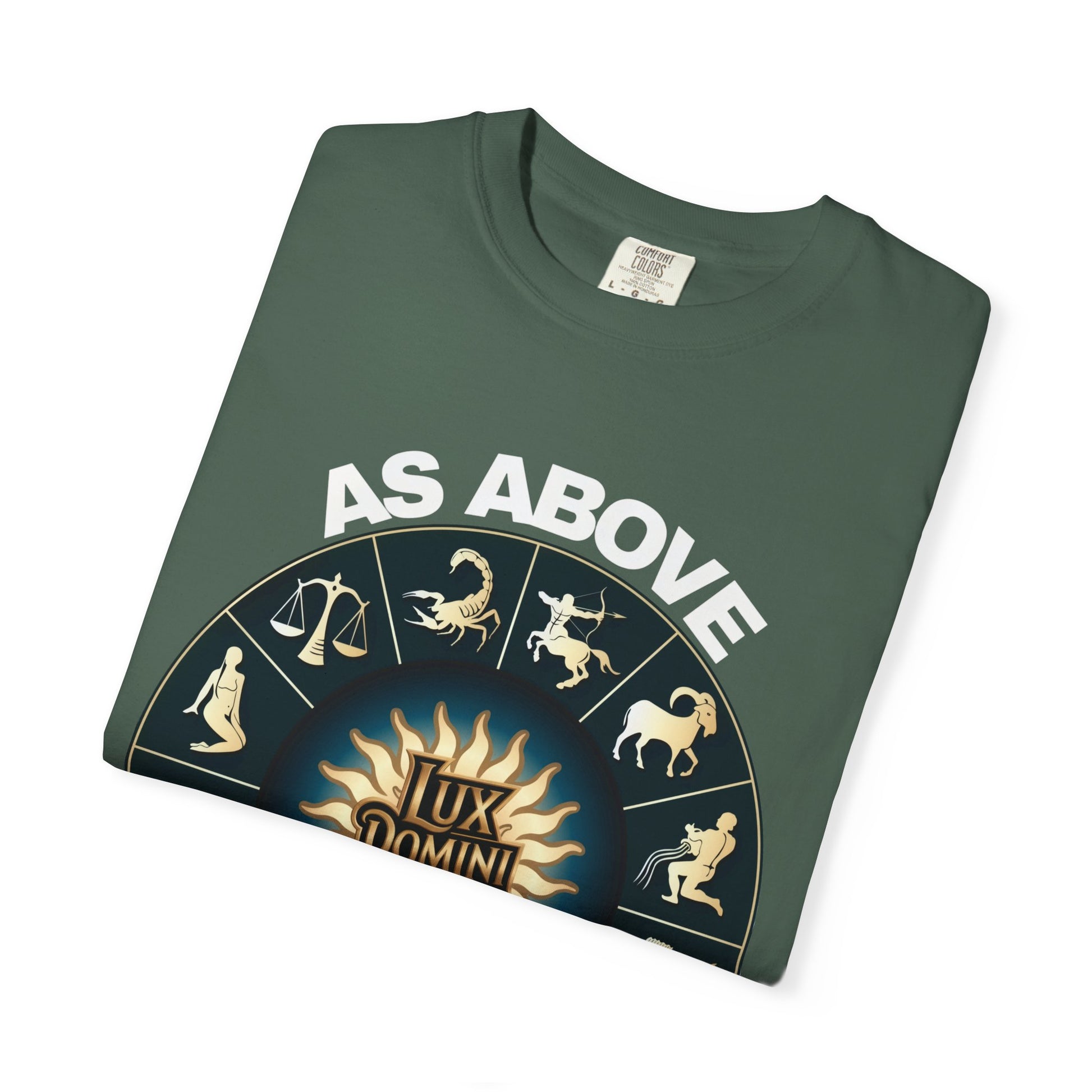 Zodiac Unisex T-Shirt - As above so below design