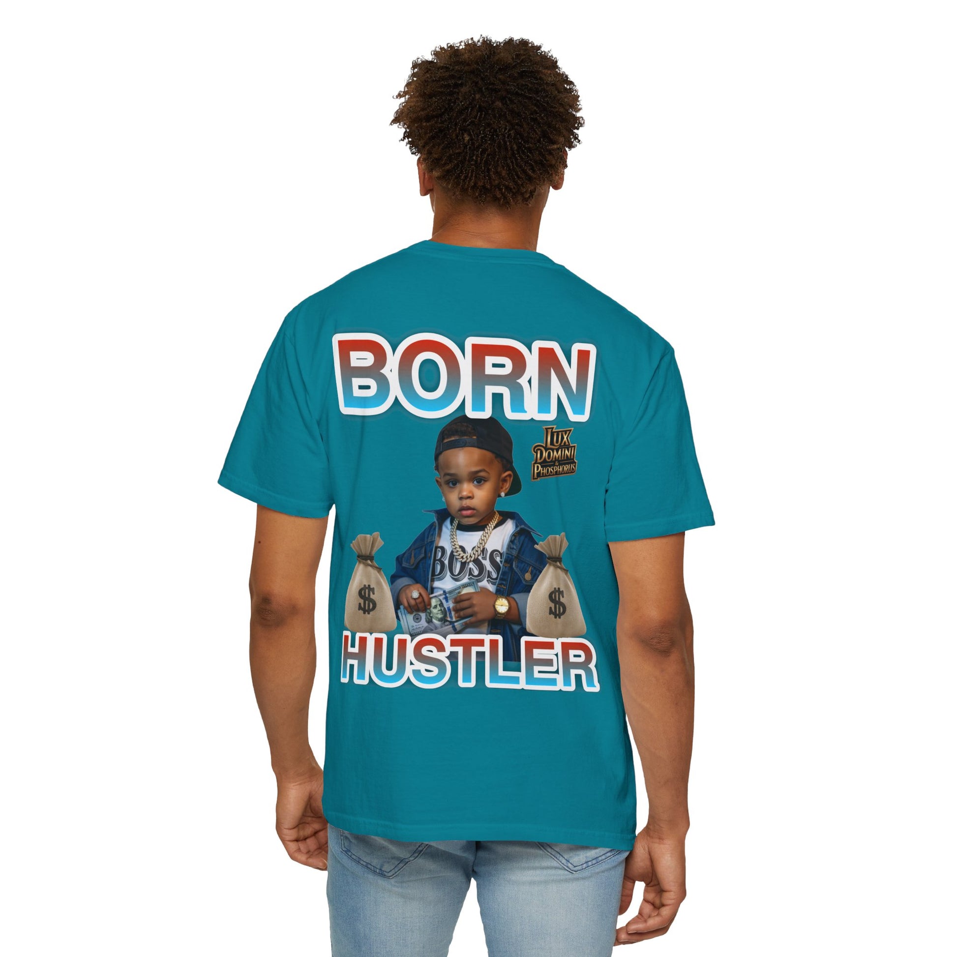 Garment-Dyed T-shirt BORN HUSTLER LD&P APPAREL