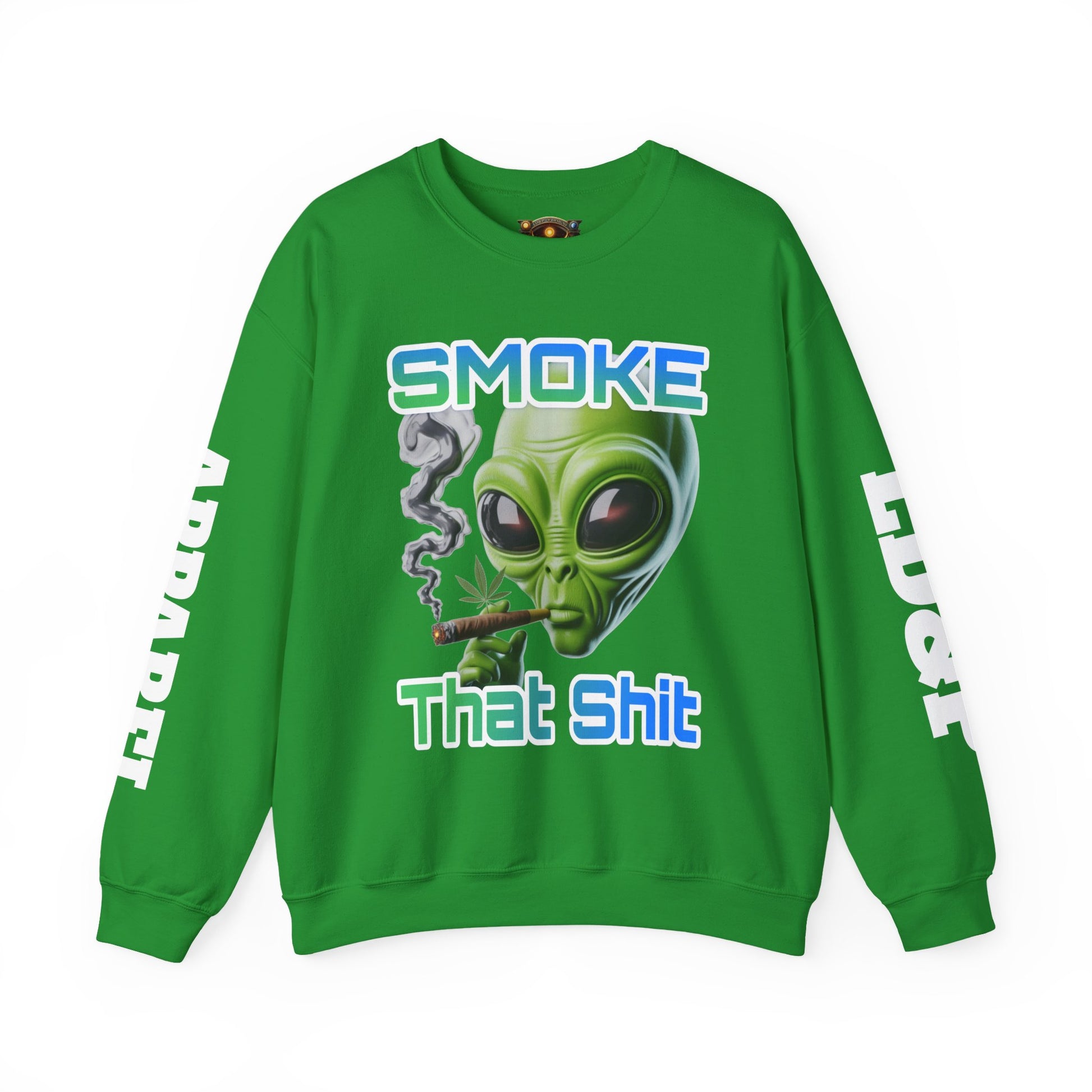 Crewneck Sweatshirt - Smoke That LD&P APPAREL Design