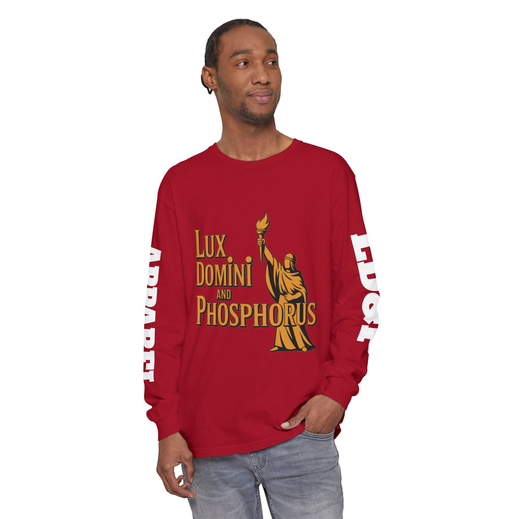 Long Sleeve T-Shirt Lux Domini and Phosphorus LD&P Apparel Design