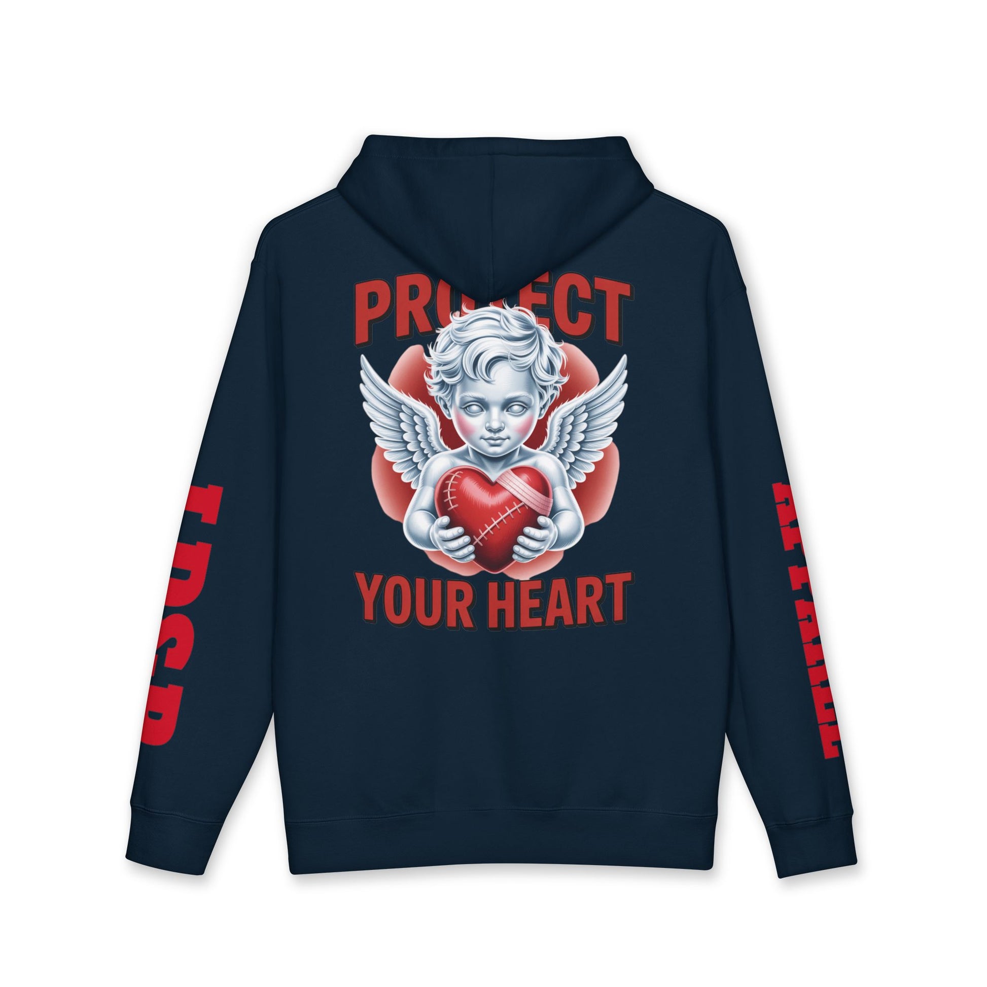 Hooded Sweatshirt - 'protect your heart' Bold Graphic Design
