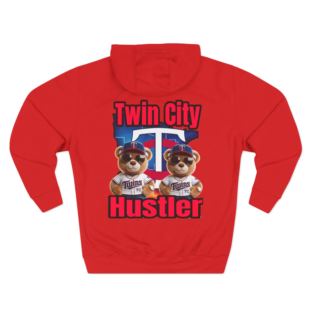 Fleece Hoodie Twin City HUSTLER Design