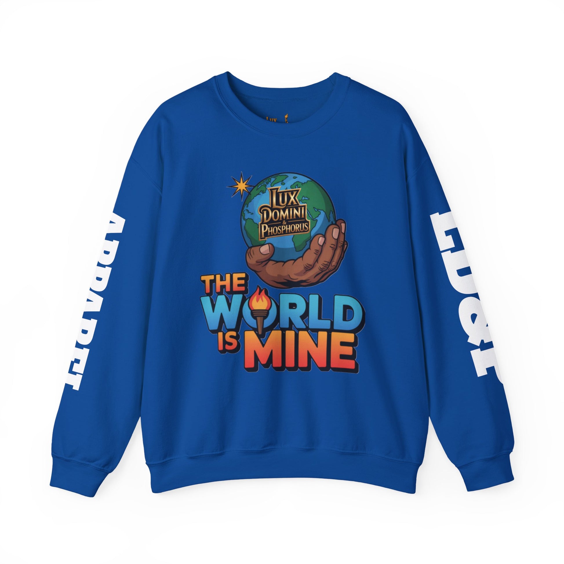 Graphic Sweatshirt - The World Is Mine LD&P APPAREL Design