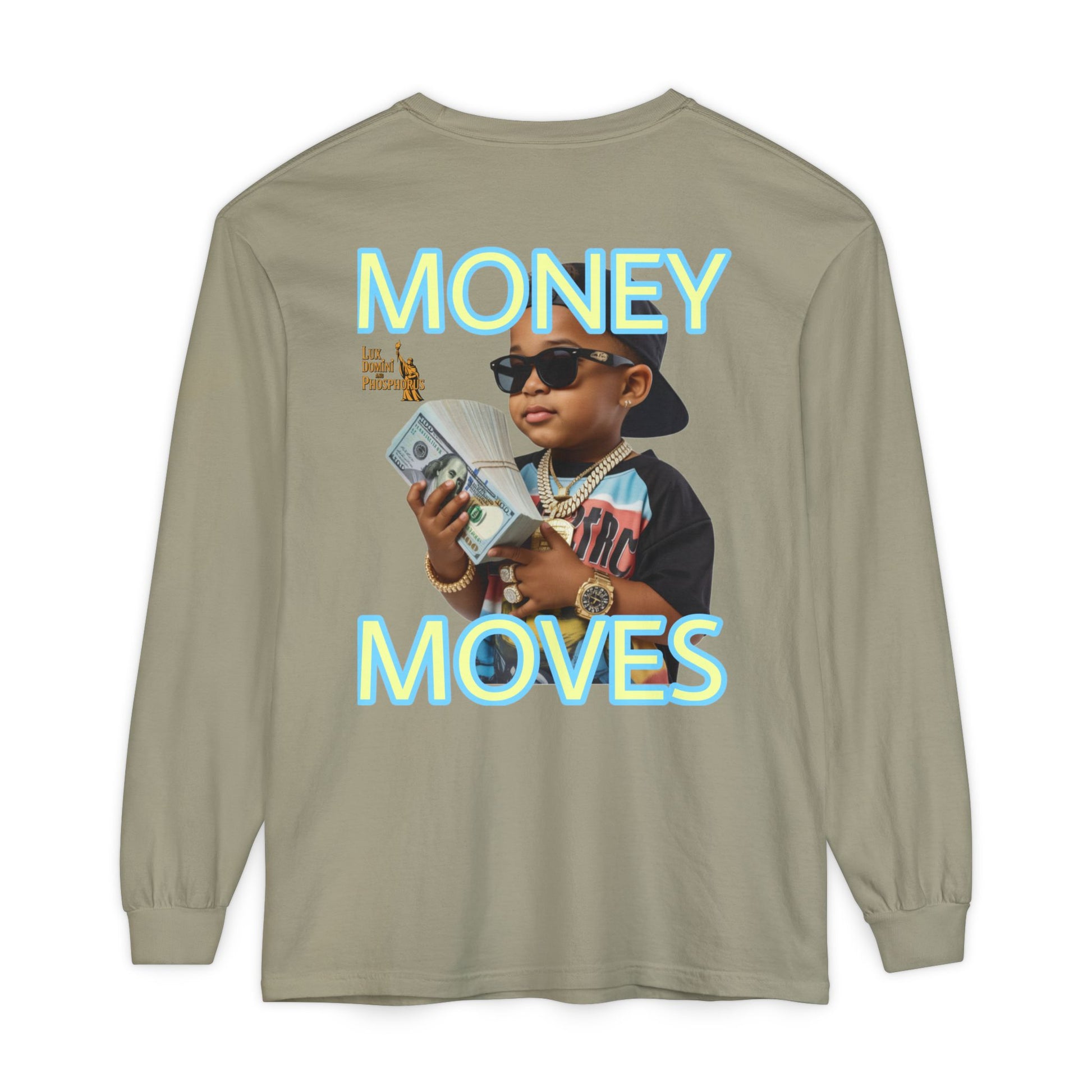 Long Sleeve T-Shirt - Money Moves LD&P APPAREL