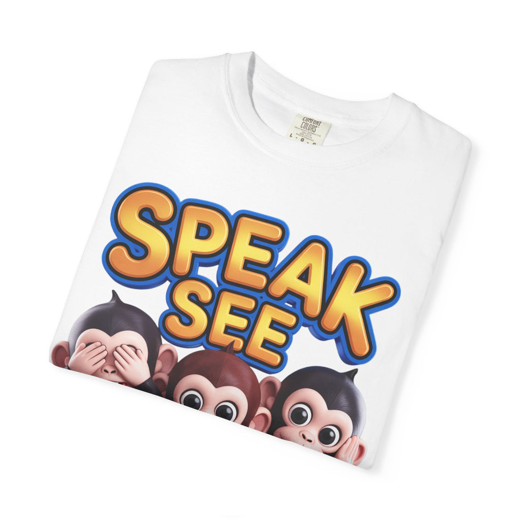 Graphic T-Shirt Speak See Hear No Evil