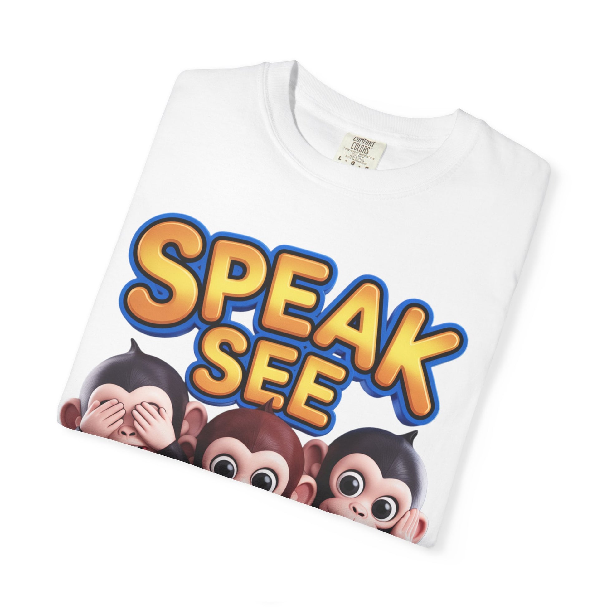 Graphic T-Shirt Speak See Hear No Evil