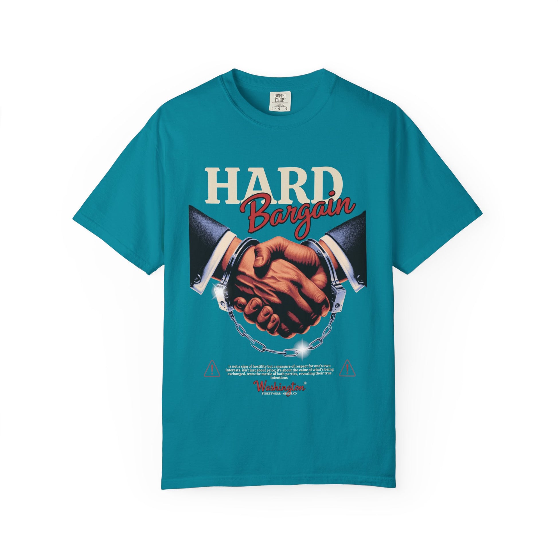 Garment-Dyed T-shirt Hard Bargain Graphic Tee