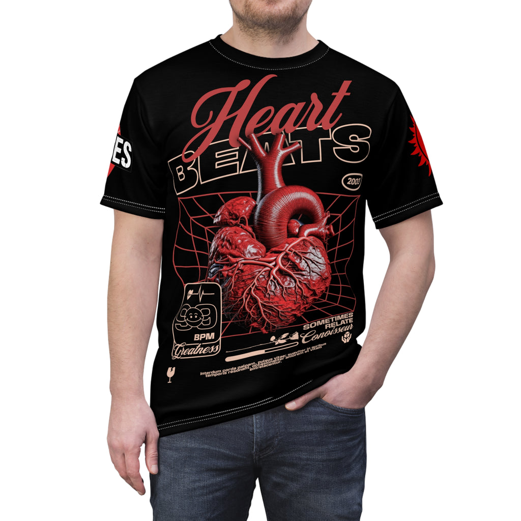 Heart Beats LD&P Apparel Design Graphic Tee