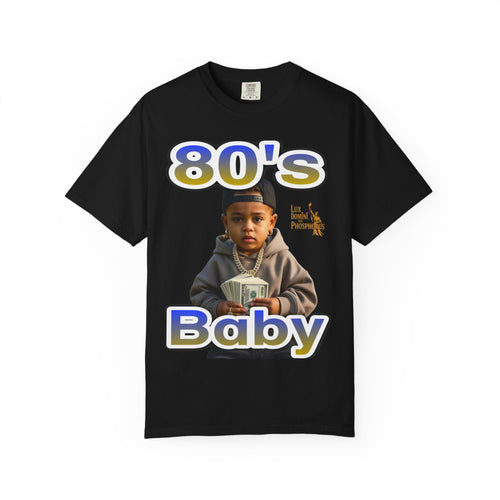 80s Baby Unisex Garment-Dyed T-shirt - LD&P APPAREL